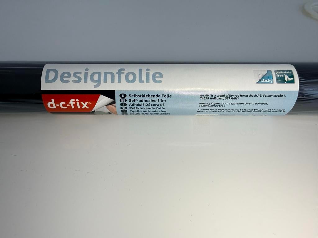 Zwarte d-c-fix Designfolie 67,5 cm x 2 m, Minder dan 5 liter, Ophalen of Verzenden, Nieuw, Zwart