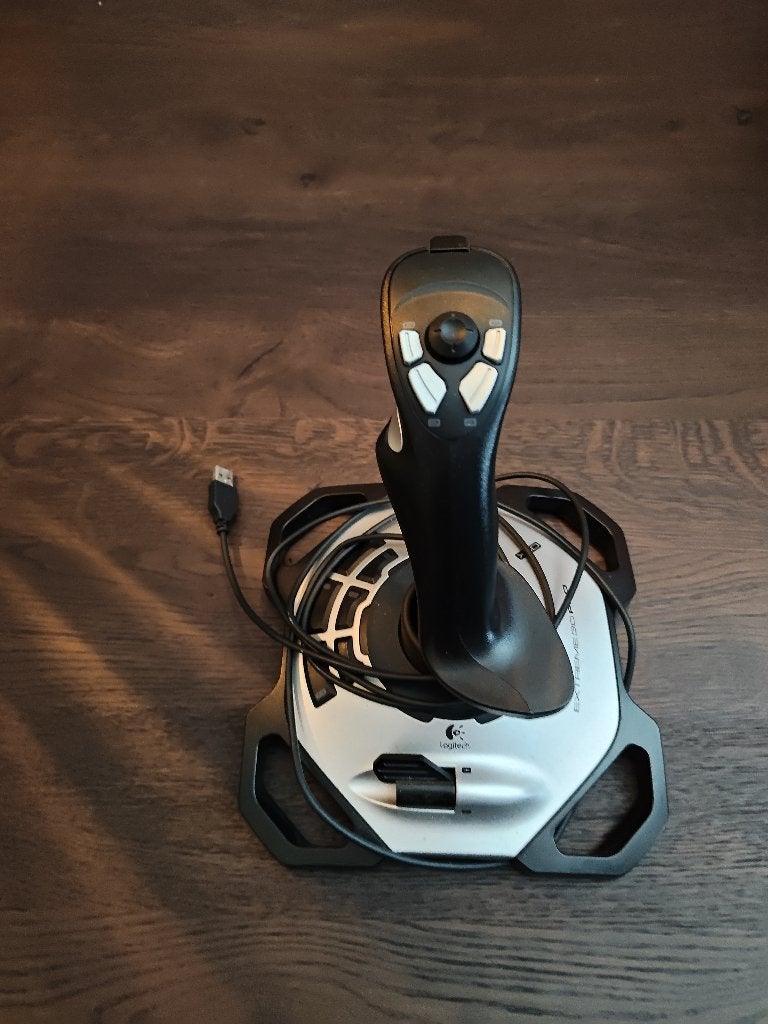 Logitech 3D Extreme Joystick, Computers en Software, Ophalen of Verzenden, Zo goed als nieuw, Logitech