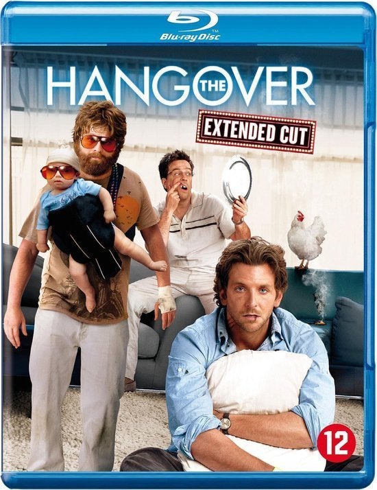 The Hangover Extended cut - Blu-ray, Ophalen of Verzenden, Zo goed als nieuw, Overige genres