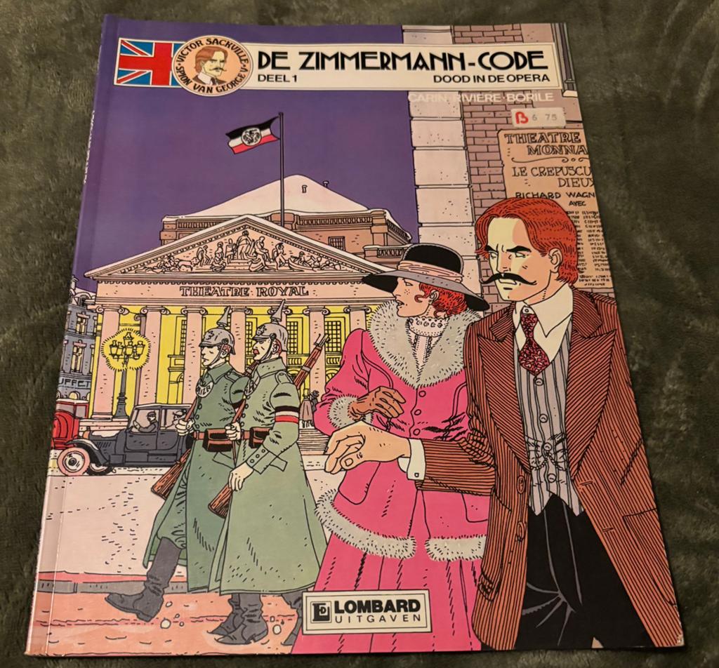 Victor Sackville strip: De Zimmermann-code Deel 1, Eén stripboek, Ophalen of Verzenden, Gelezen