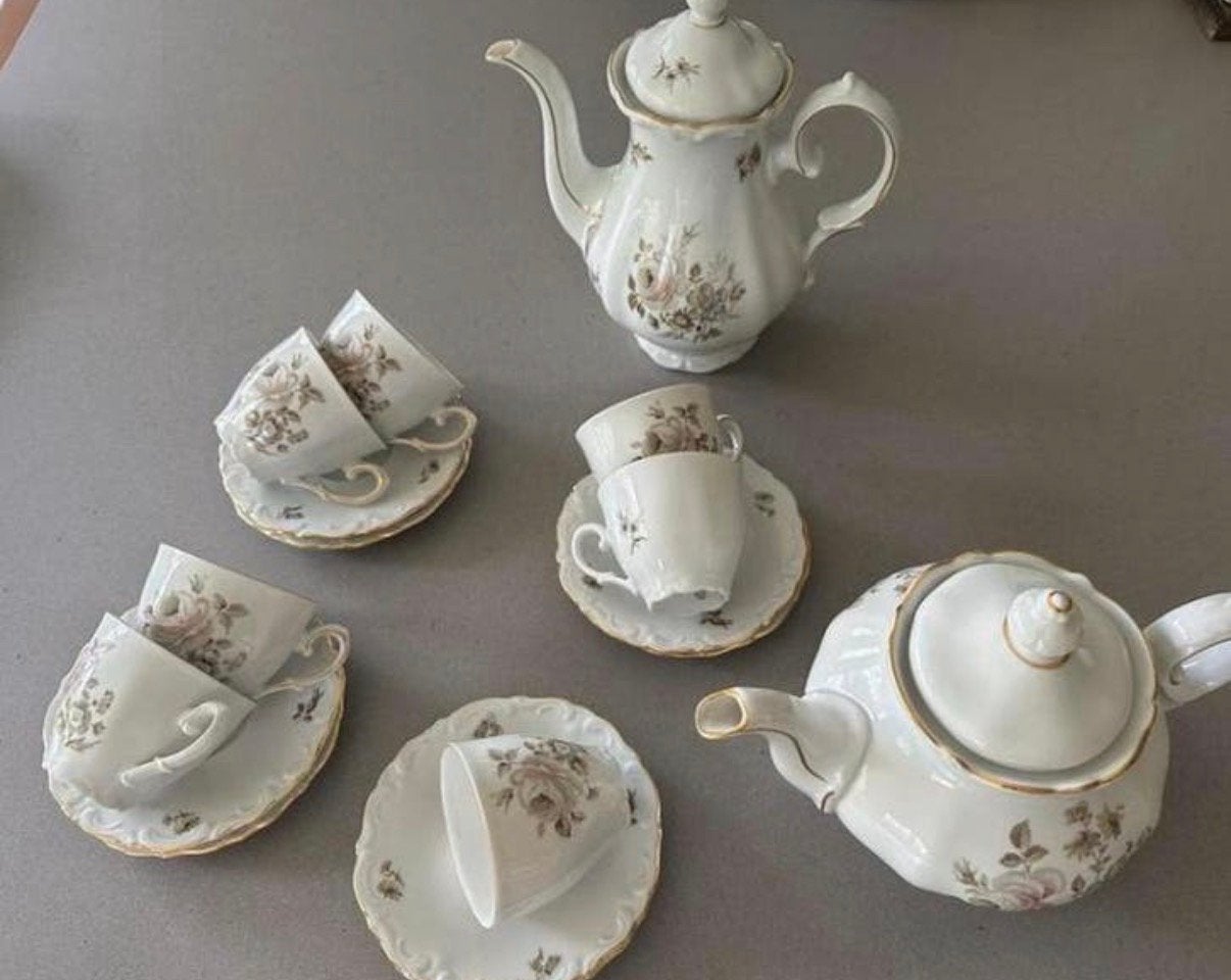 Koffie en thee servies, Ophalen