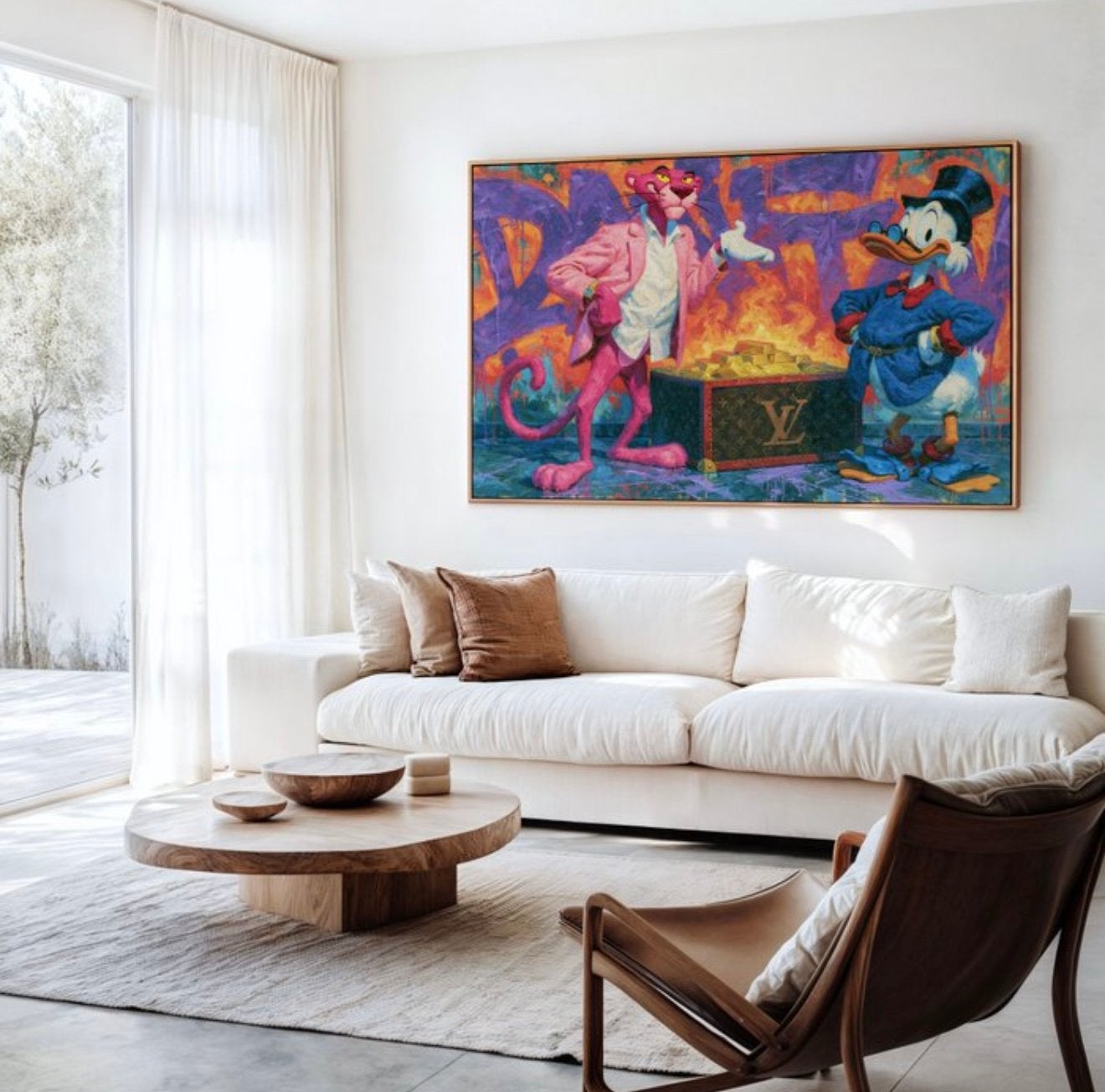 Uniek kunstwerk, Antiek en Kunst, Kunst | Schilderijen | Modern, Ophalen of Verzenden, Stripfiguren/cartoons