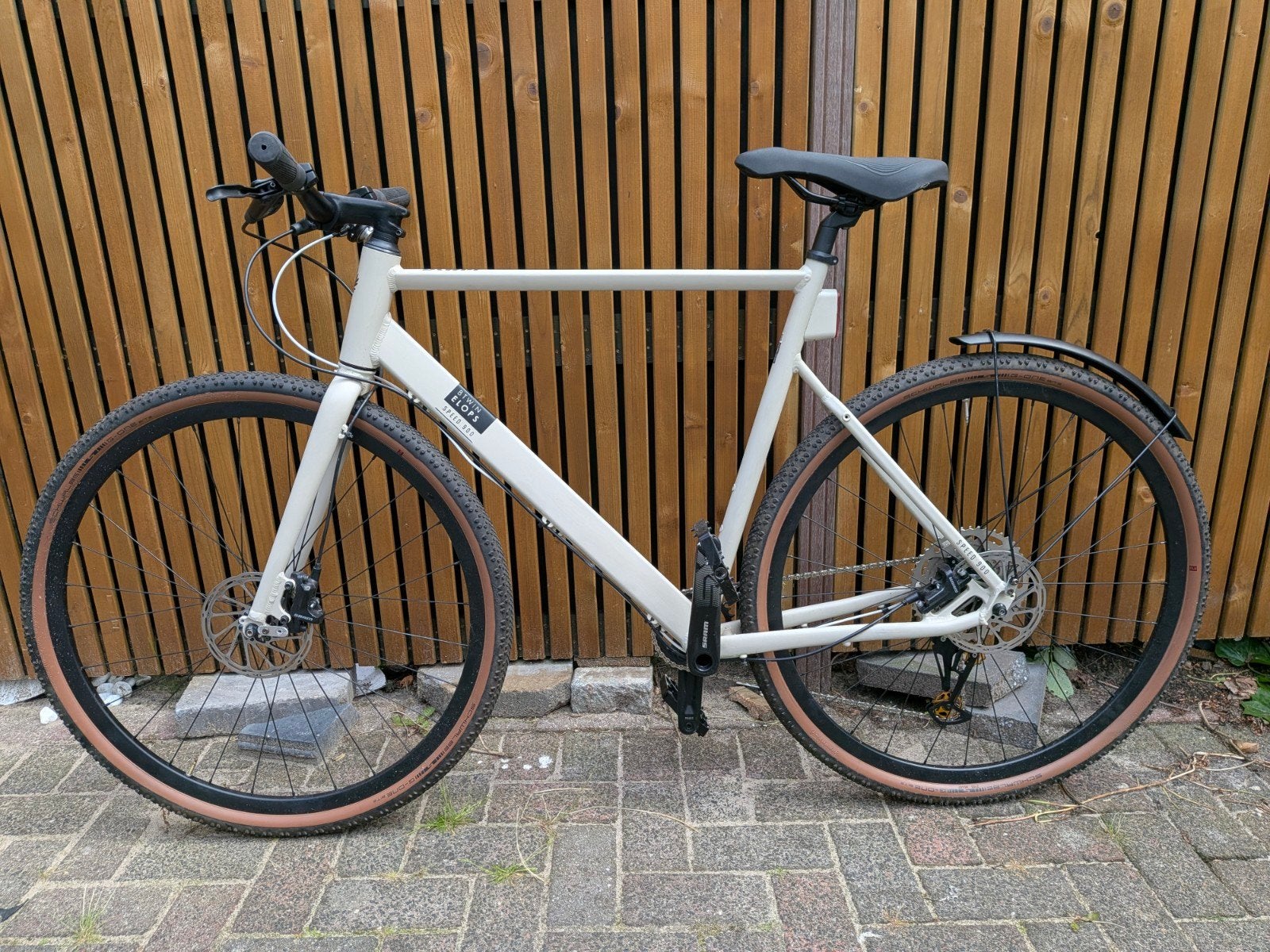 Hippe B'twin Elops 900 Speed customized zgan, 28 inch, 10 tot 15 versnellingen, Zo goed als nieuw, Schijfrem