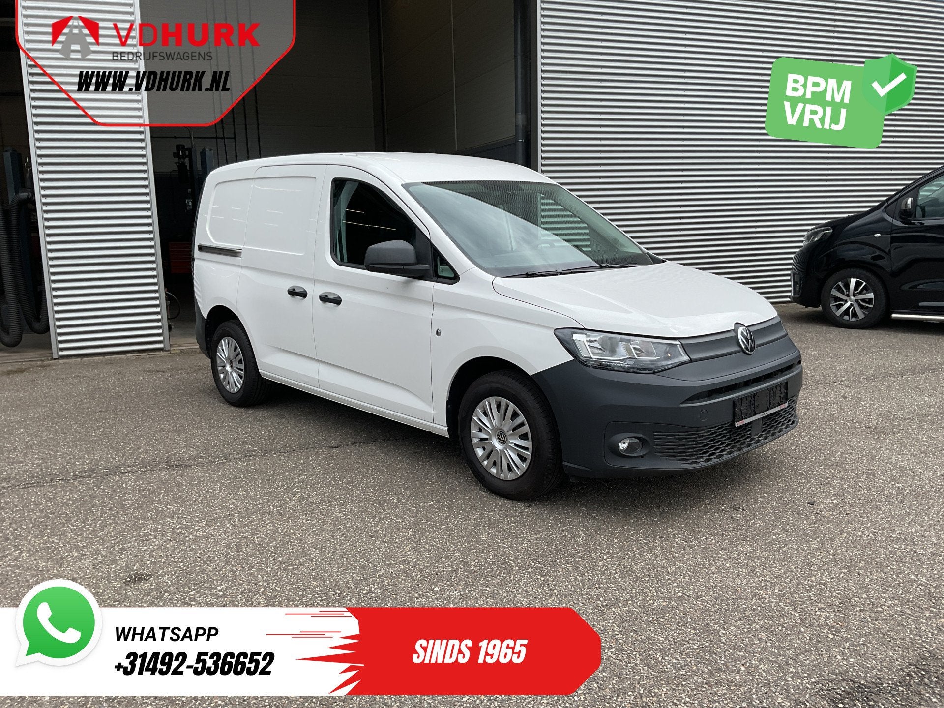 Volkswagen Caddy Cargo 2.0 TDI 100 pk Omvormer/ Sortimo/ Cru, Voorwielaandrijving, Gebruikt, Volkswagen, Wit