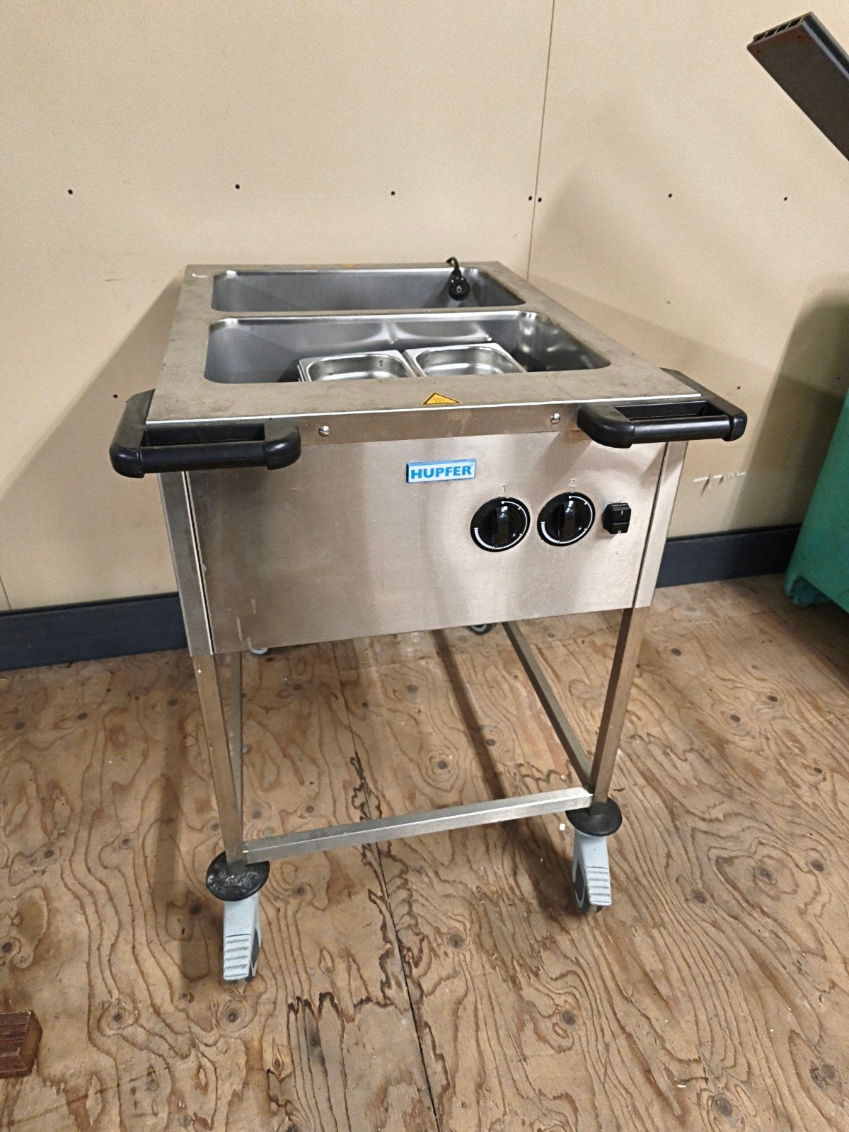 Hupfer Bain Marie SPA/EB-2 - RVS Warmhoudwagen, Zakelijke goederen, Ophalen, Gebruikt, Overige typen
