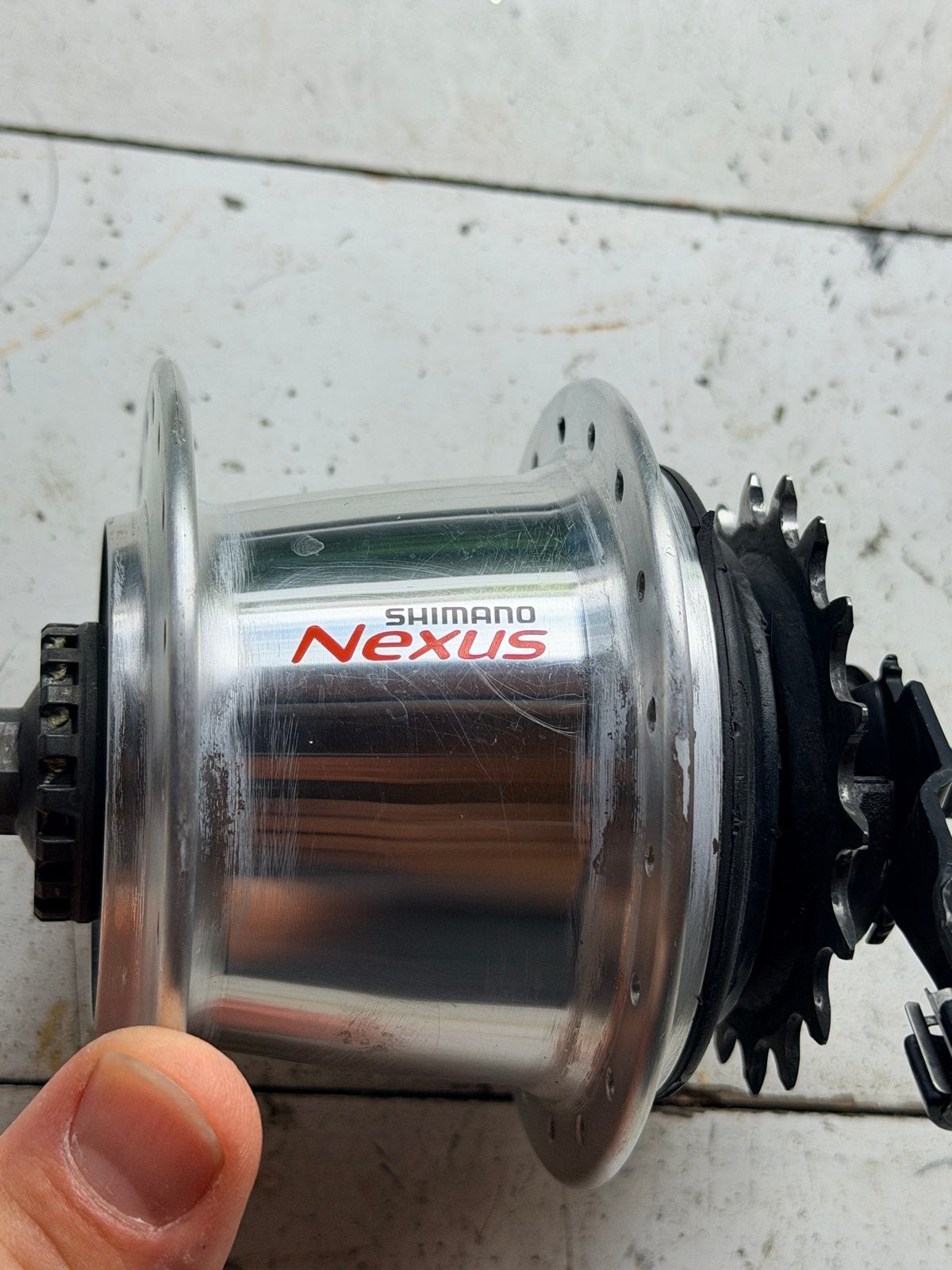 Shimano Nexus Inter 7 Naafversnelling SG-C3001-7R, Fietsen en Brommers, Gebruikt, Ophalen of Verzenden, Derailleur of Ketting