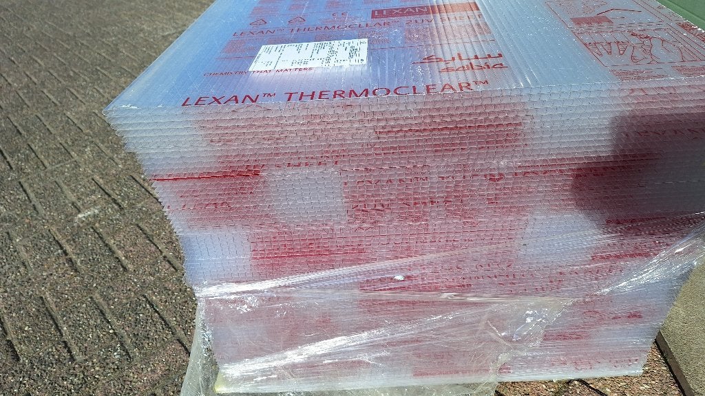 Polycarbonaat UV plaat Sabic, Leman 8 mm 75 x175 en 80 x 175, Ophalen, Overige typen, Nieuw, 15 m² of meer