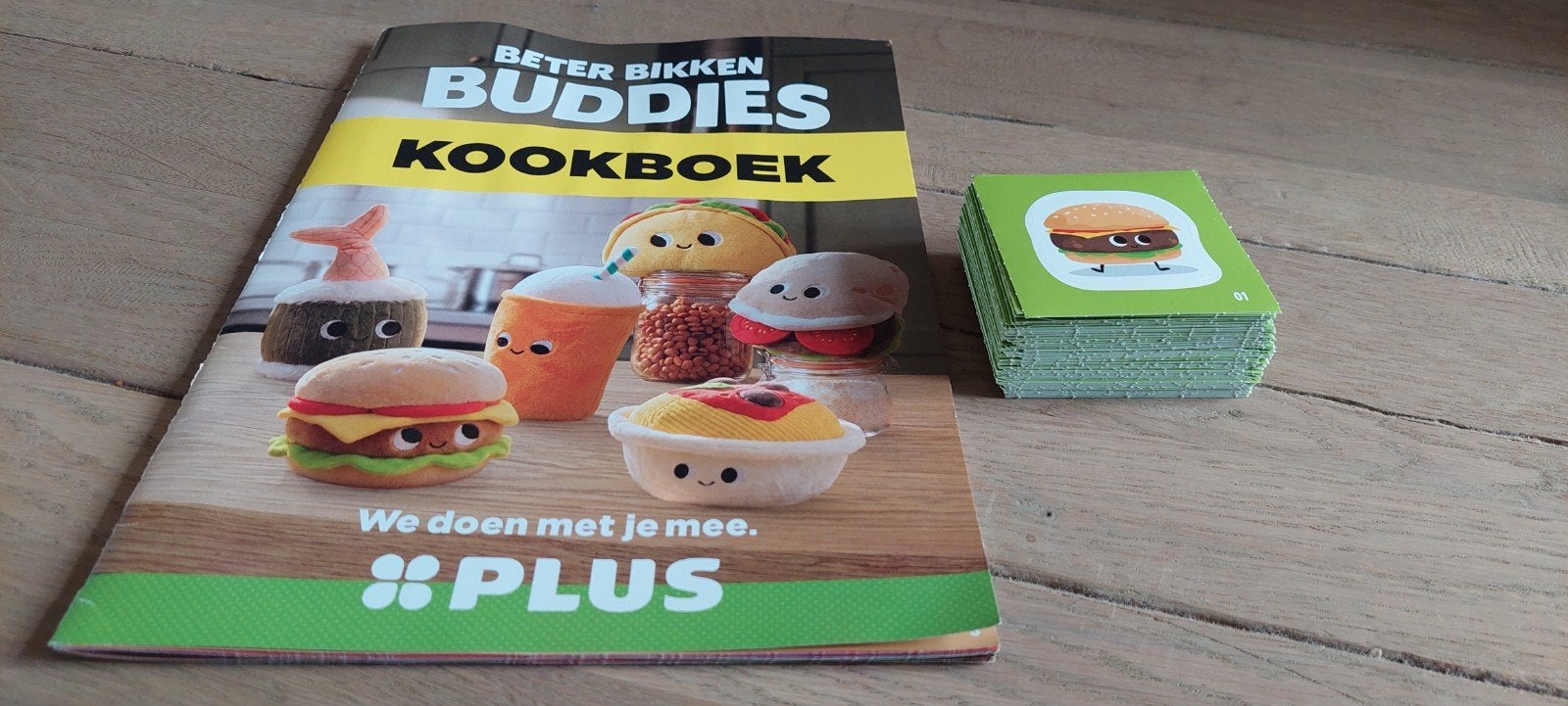 Beter Bikken Buddies Kookboek+extra stickers+5 spaarzegels, Plus, Ophalen of Verzenden