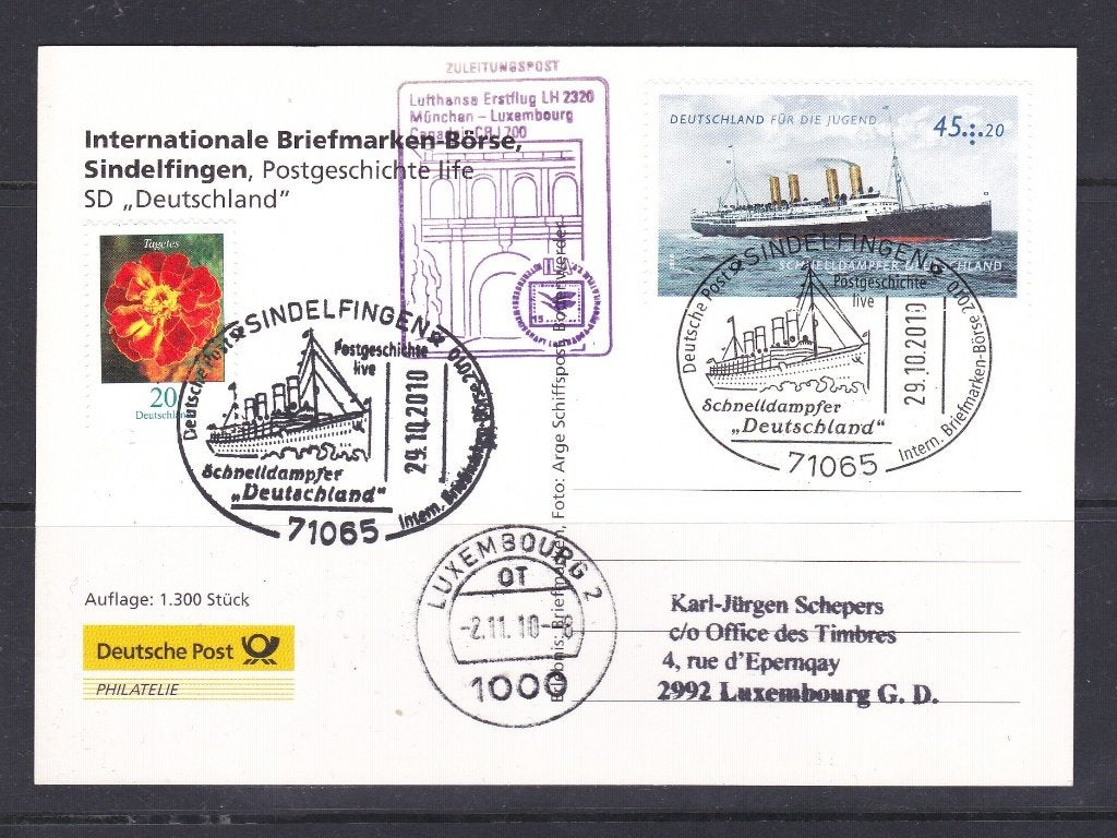 briefkaart Duitsland boot, Ophalen of Verzenden, Briefkaart