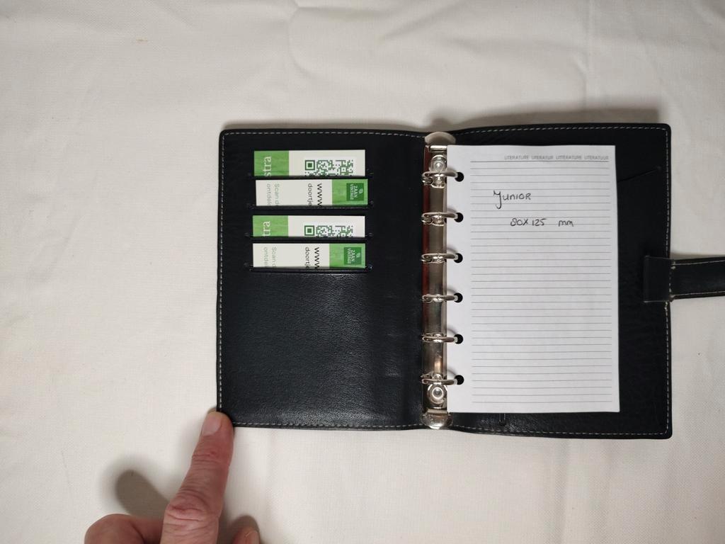 K640 agenda organizer model junior papier: 80x125 mm, Diversen, Agenda's, Onbekend, Ophalen of Verzenden, Zo goed als nieuw, Onbekend