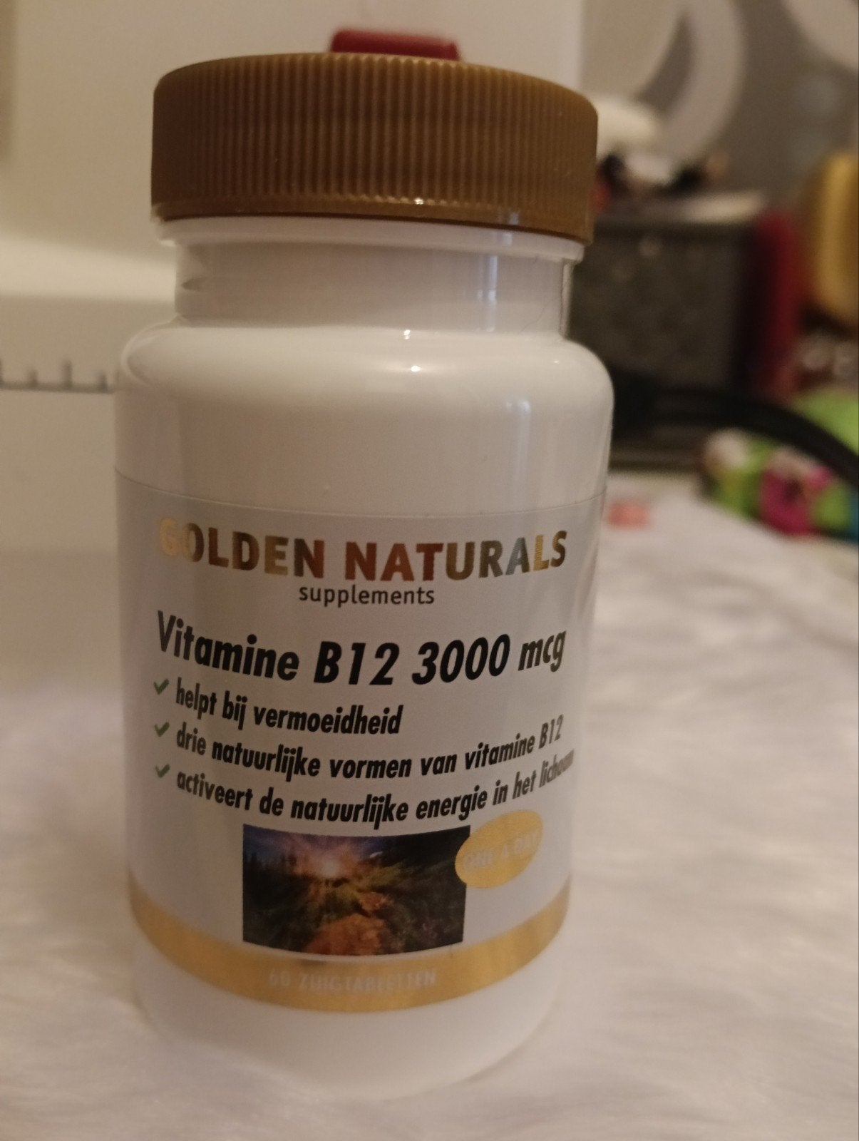 Golden Naturals Vitamine B12 3000 mcg - Nieuw & Ongeopend, Ophalen of Verzenden, Nieuw, Overige typen