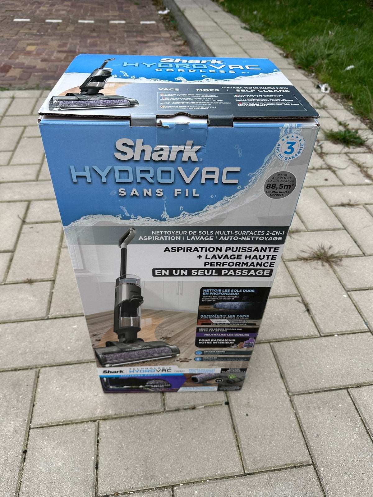 Shark HydroVac 3-in-1: Stofzuigt, dweilt & reinigt (Nieuw)
