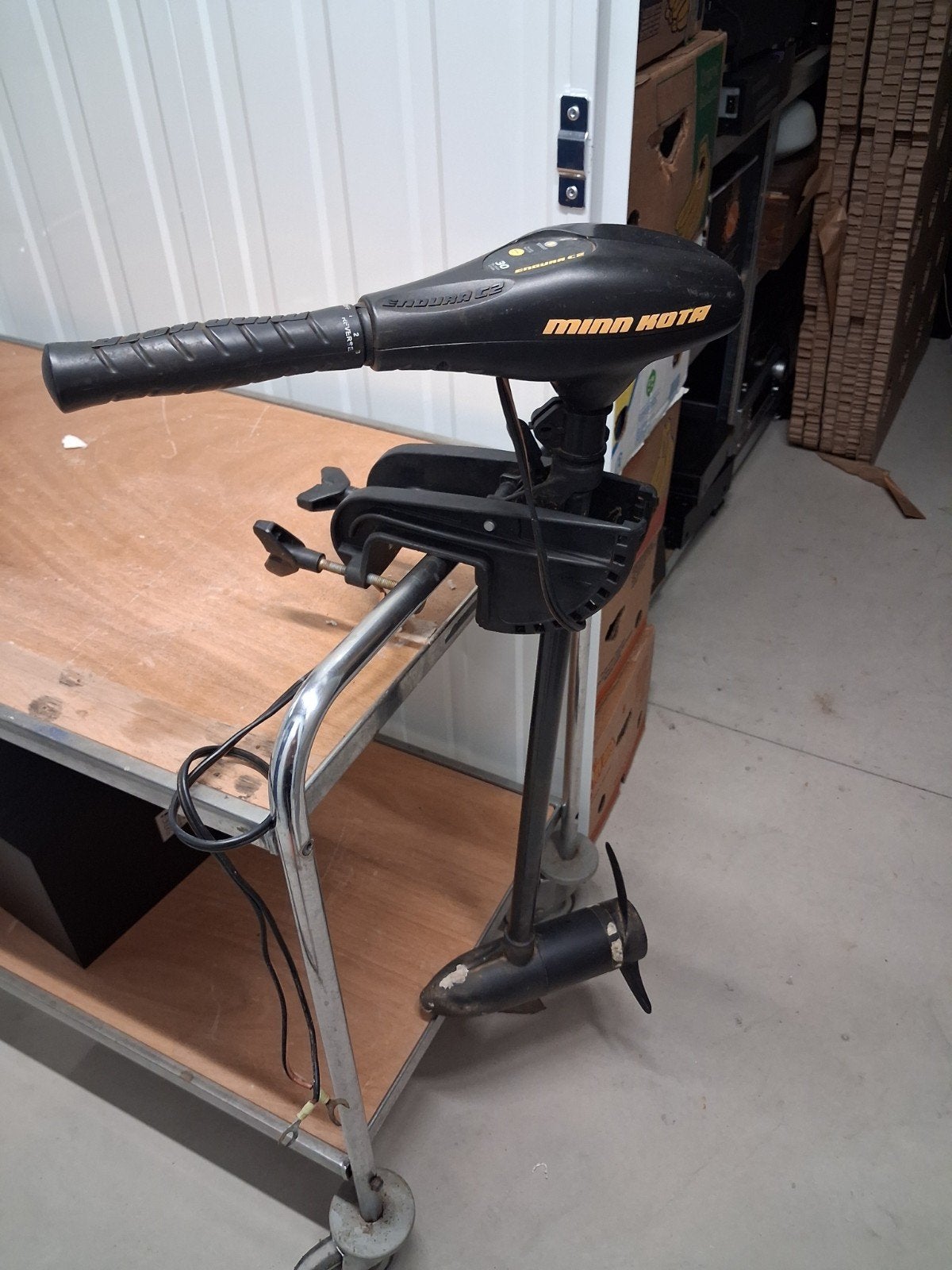 Minn Kota Endura C2 30 Lbs. Elektrische Buitenboordmotor, Watersport en Boten, Ophalen, Gebruikt