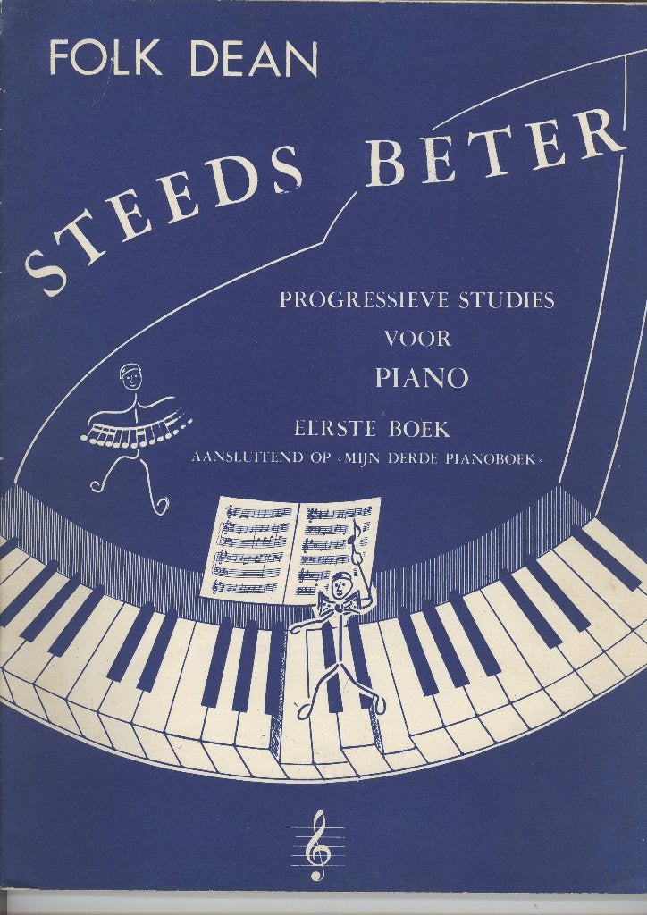 Folk Dean Steeds Beter eerste (1e) boek, Gebruikt, Les of Cursus, Ophalen of Verzenden, Piano