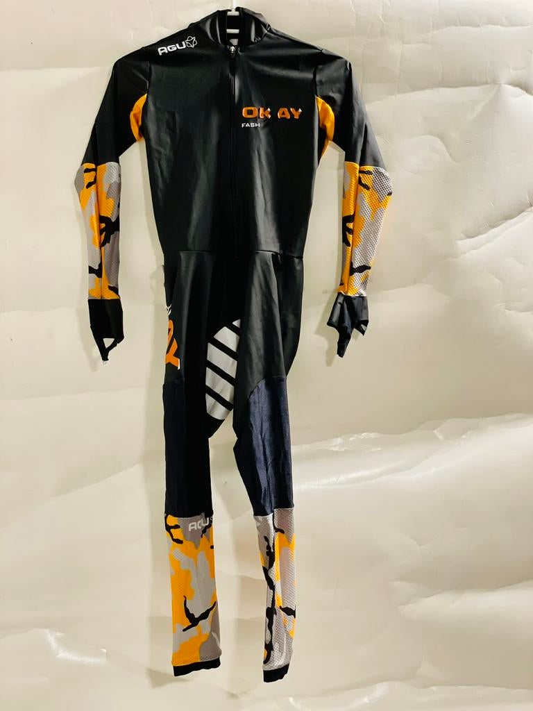 Schaatskleding schaatspak snelpak Okay merk Agu maat S, Ophalen of Verzenden, Zo goed als nieuw