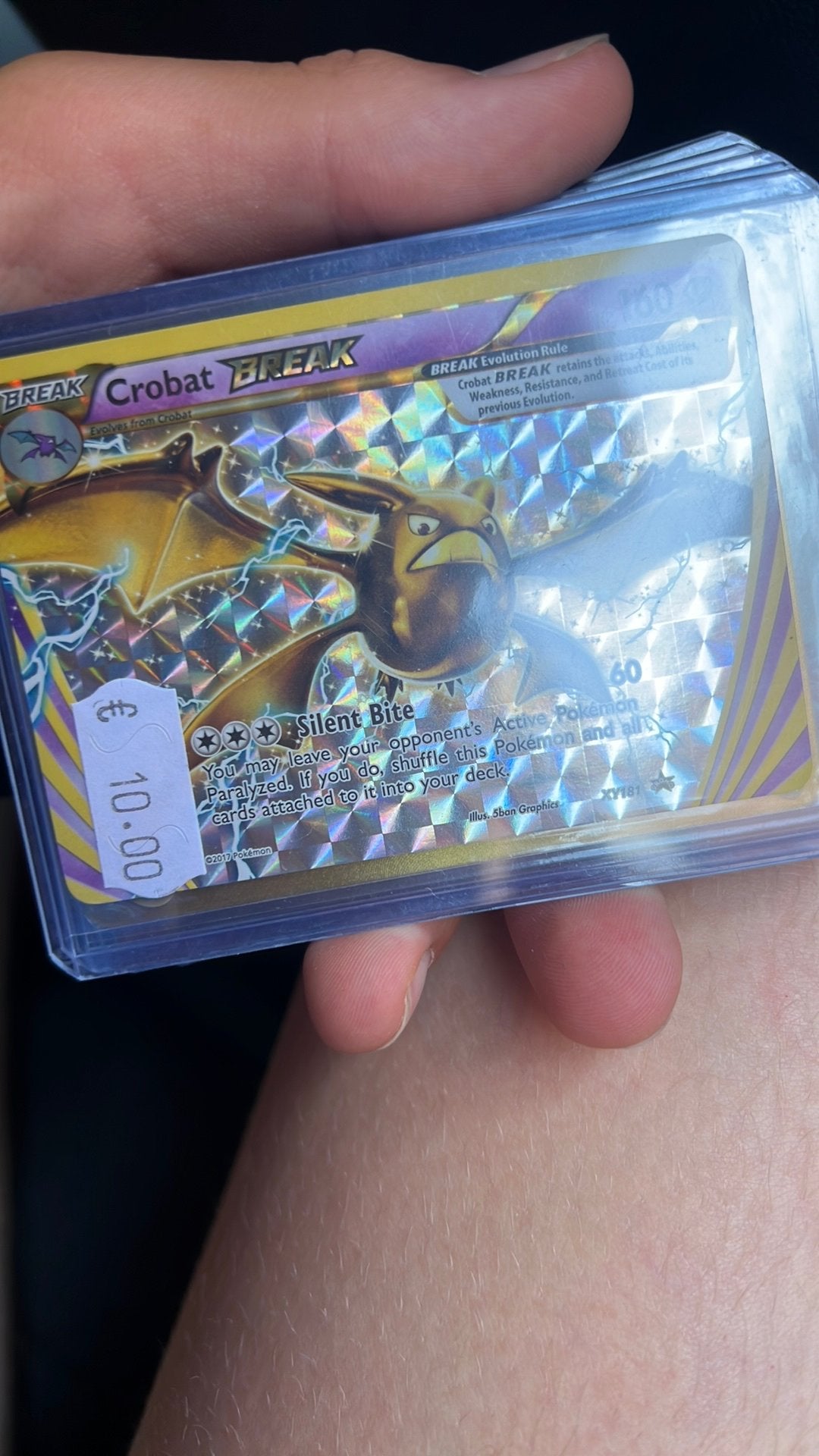 Crobat break xy181 near mint, Ophalen of Verzenden, Zo goed als nieuw