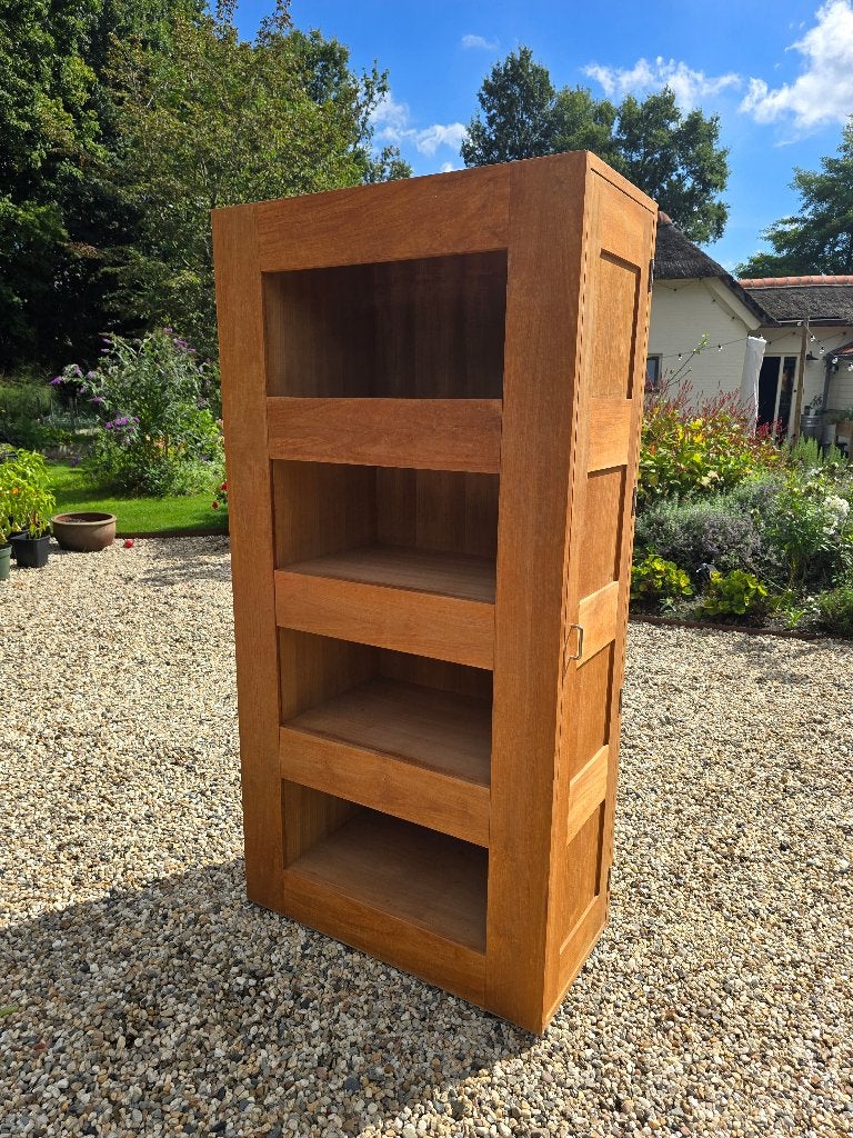 Jagerskast van teakhout 100x50x200, Ophalen of Verzenden, Gebruikt