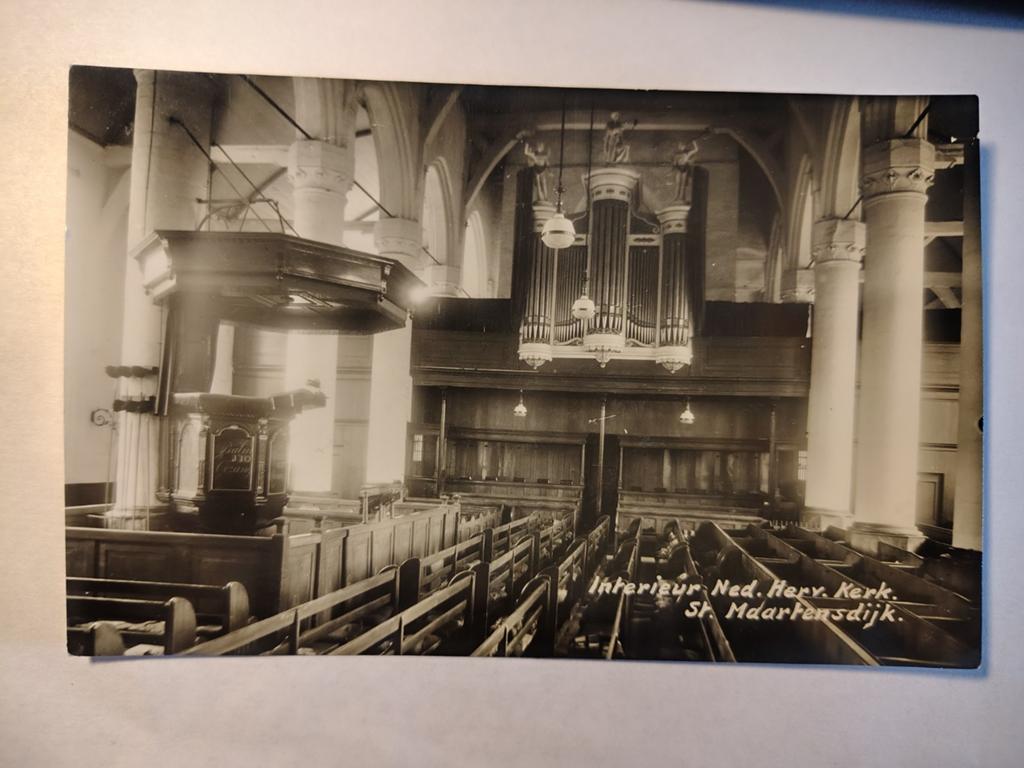 Sint-Maartensdijk Interieur Ned. Herv. Kerk., Ophalen of Verzenden