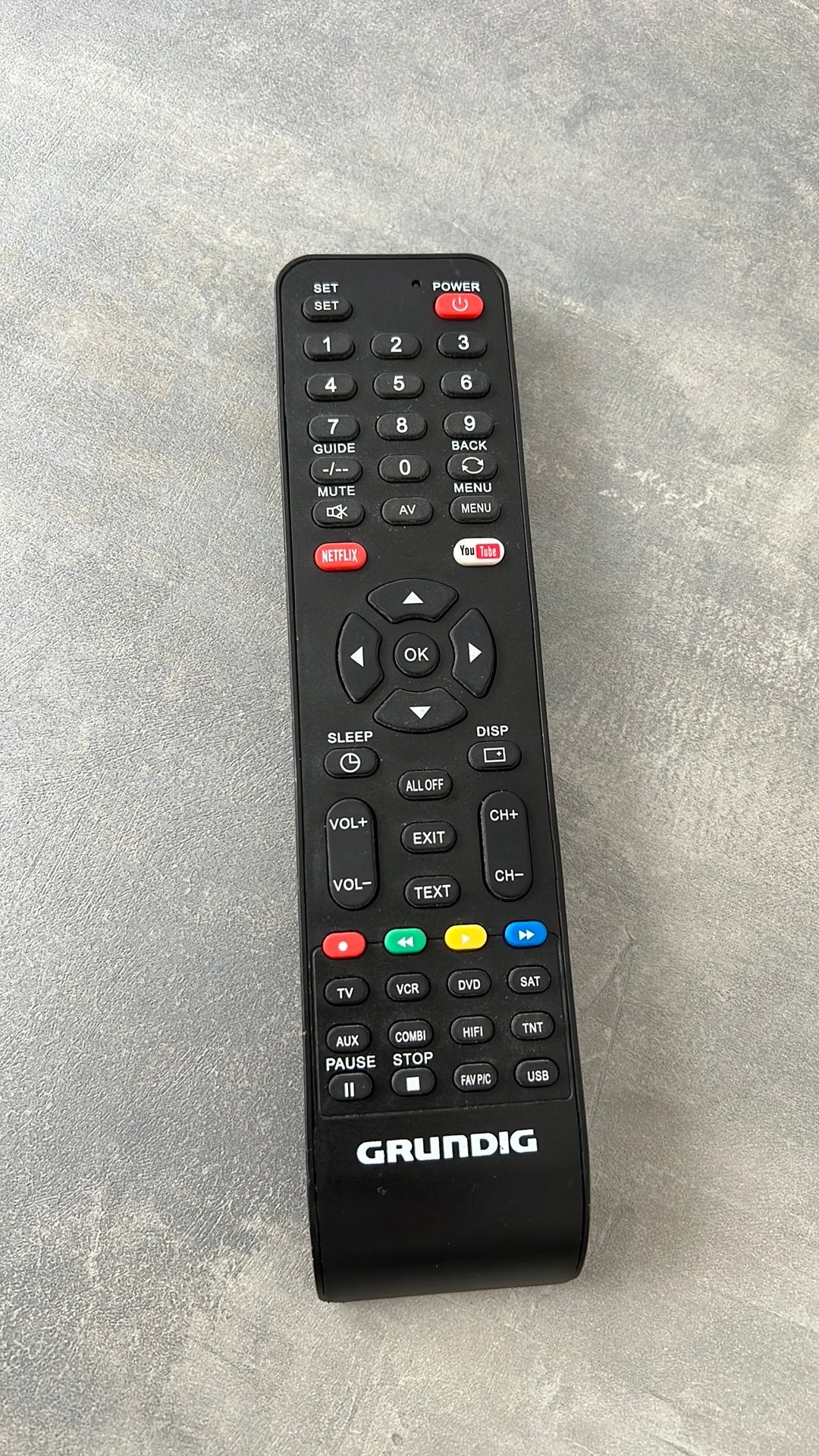 GRUNDIG tv afstandsbediening, Ophalen of Verzenden, Zo goed als nieuw, Tv
