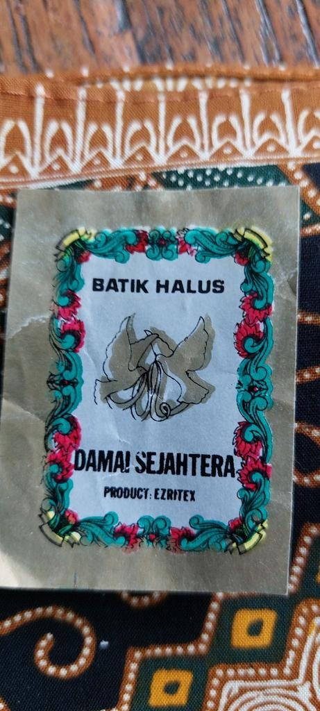 Batik stof origineel 2.20 x 1.00 meter, Ophalen of Verzenden