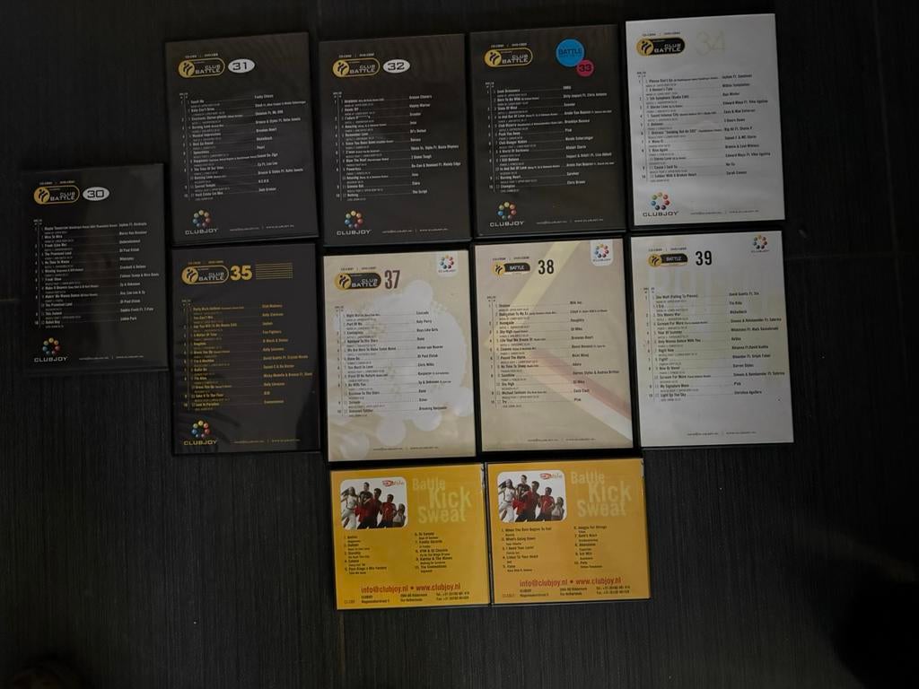Club joy battle cd en dvd 30-39 + 2 cd, Cursus of Instructie, Yoga, Fitness of Dans, Alle leeftijden, Ophalen of Verzenden