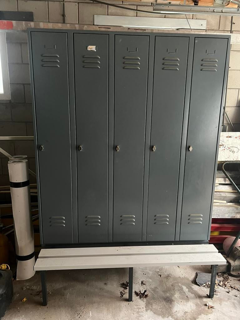 Locker lockerkast met bankje, Huis en Inrichting, Ophalen, Gebruikt
