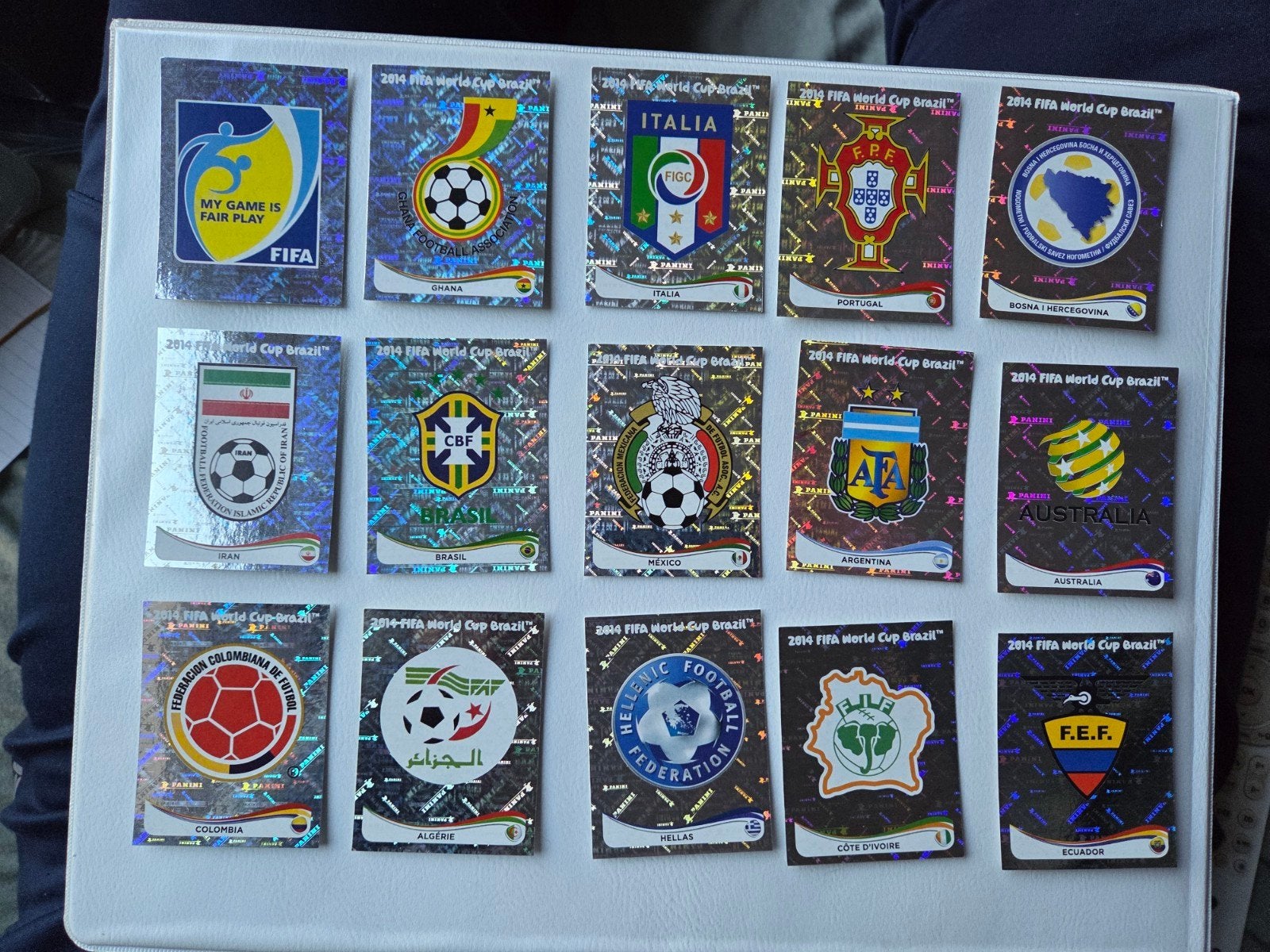 Panini WK 2014, Ophalen of Verzenden, Zo goed als nieuw, Buitenlandse clubs, Poster, Plaatje of Sticker