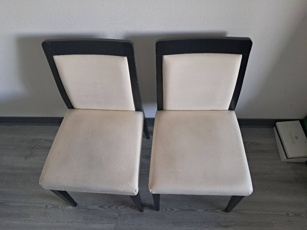 Eetkamer stoelen, Ophalen, Gebruikt, Twee, Wit