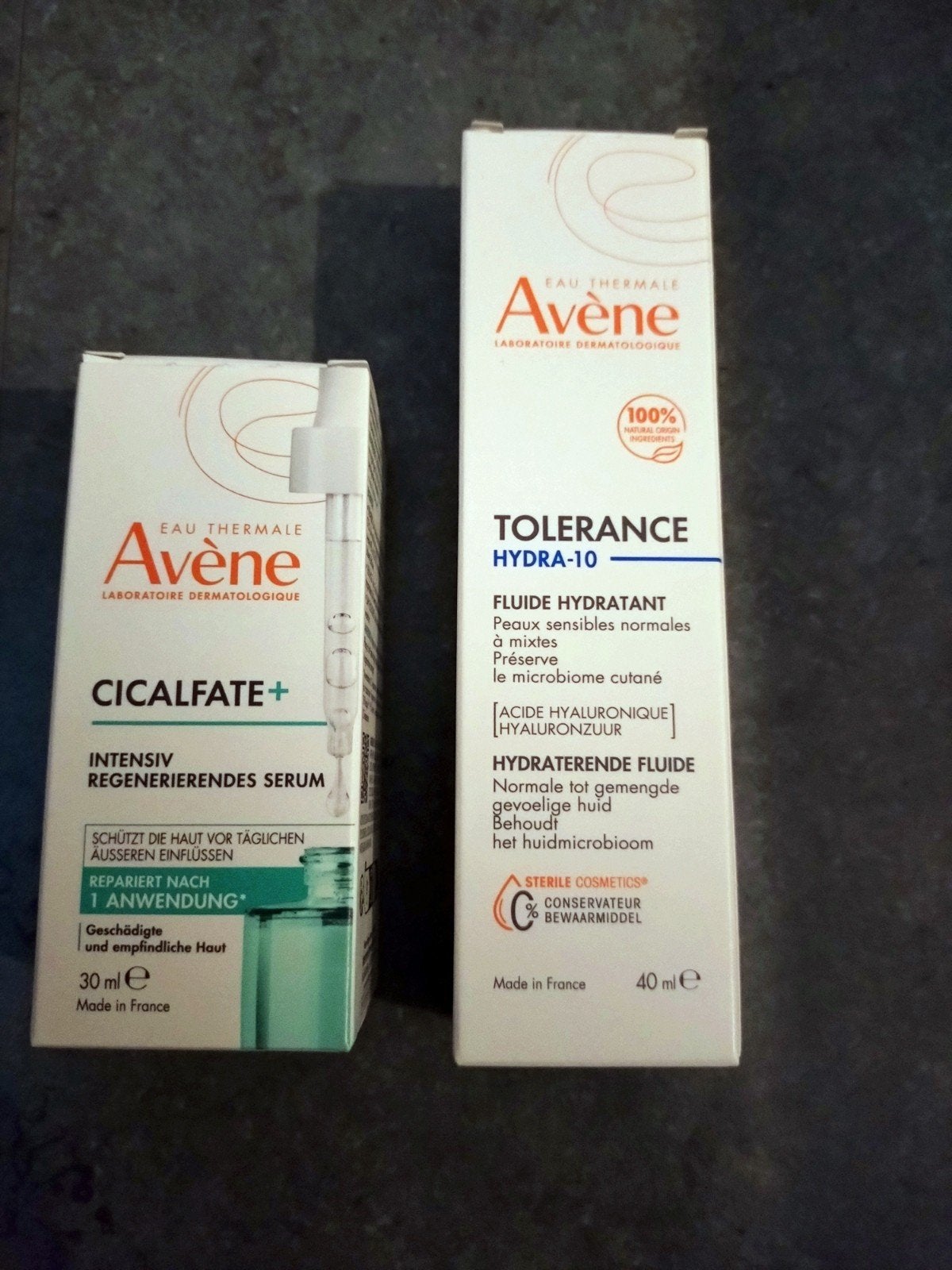 Avene Tolerance Hydra-10 & Avene Cicalfate+ serum, Ophalen, Zo goed als nieuw, Gehele gezicht, Verzorging