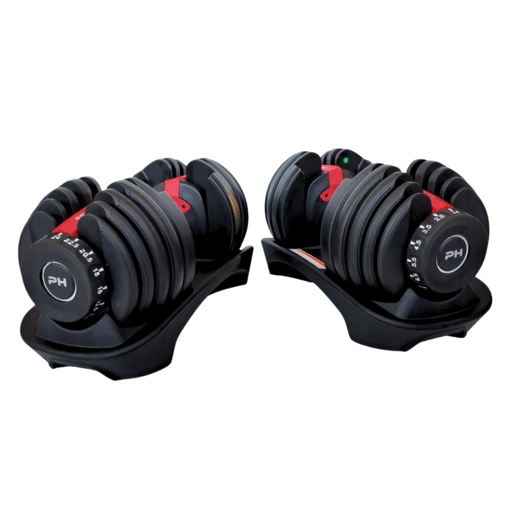 REFURBISHED DEAL PH Fitness - 2x 24KG Verstelbare Dumbbells, Sport en Fitness, Fitnessmaterialen, PH Fitness, Nieuw, Ophalen of Verzenden