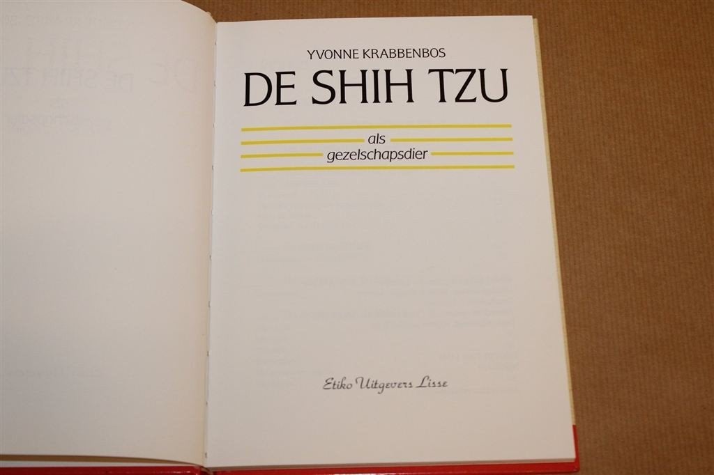De Shih Tzu als Gezelschapsdier — 1e Druk Rashandboek 1993, Ophalen of Verzenden, Gelezen