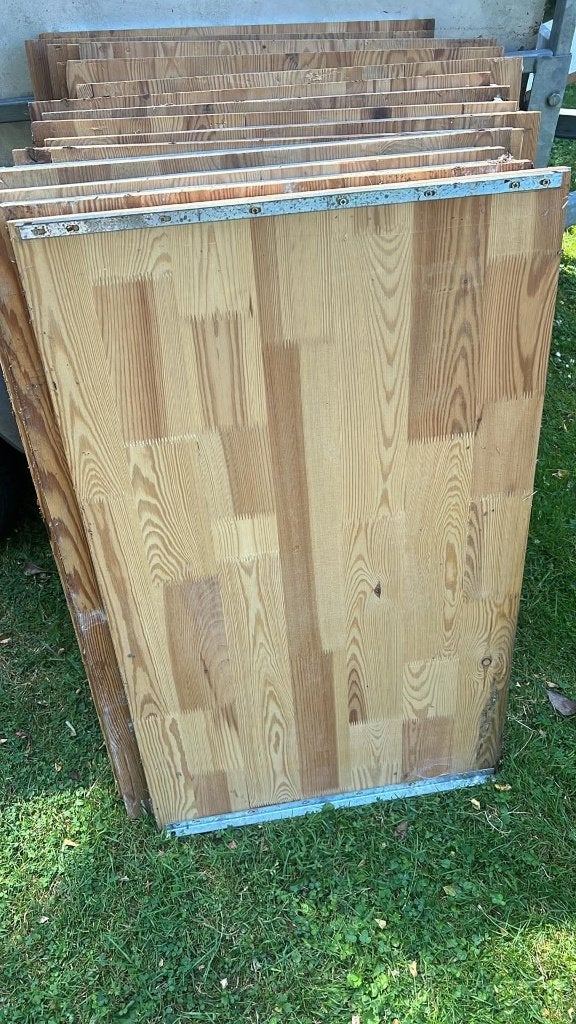 Houten schappen Maat 60x 97 cm, Ophalen, Gebruikt, Minder dan 25 mm, Plank