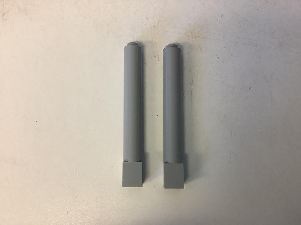 Lego pilaar 1x1x6 licht grijs (1), Ophalen of Verzenden, Gebruikt, Losse stenen, Lego
