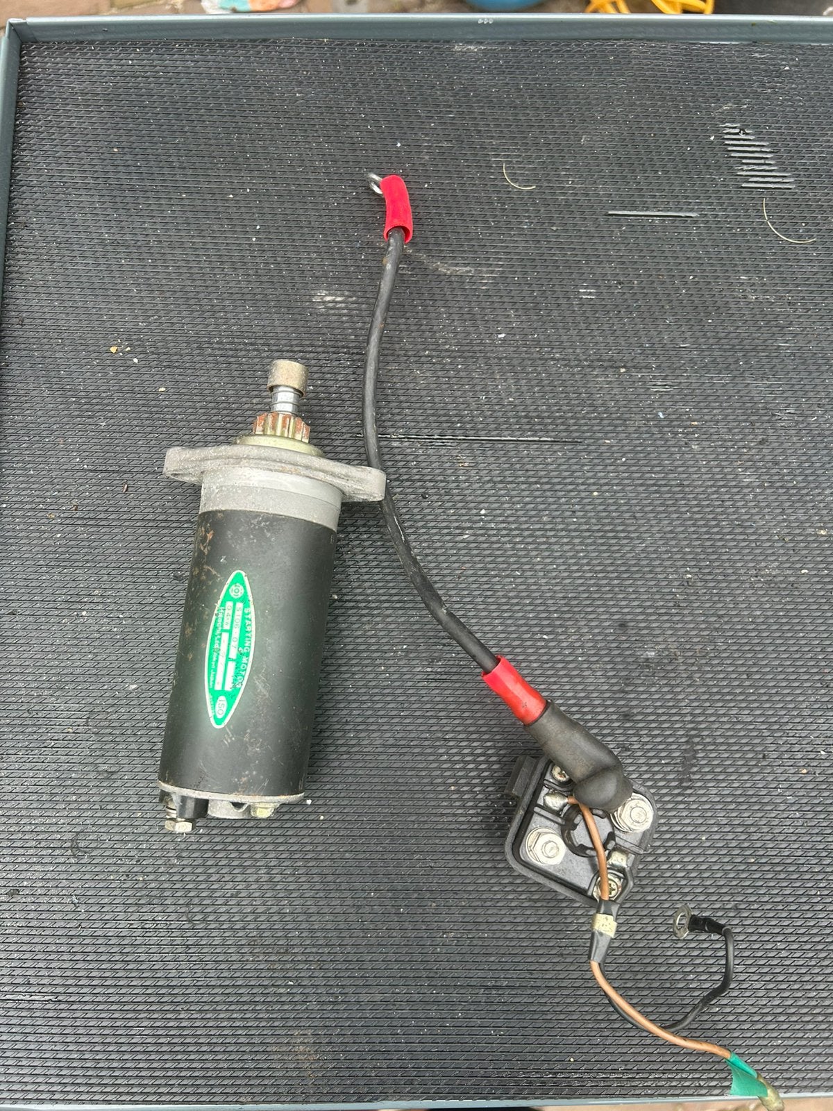 Startmotor yamaha 20/25pk autolube, Ophalen of Verzenden, Zo goed als nieuw, Motor en Techniek