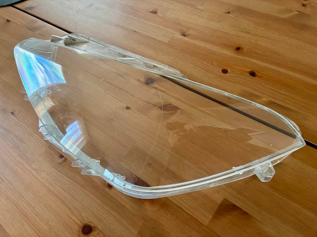 BMW F20 F21 koplamp glas (PC) links – origineel – gebruikt, Auto-onderdelen, Verlichting, BMW, Ophalen of Verzenden