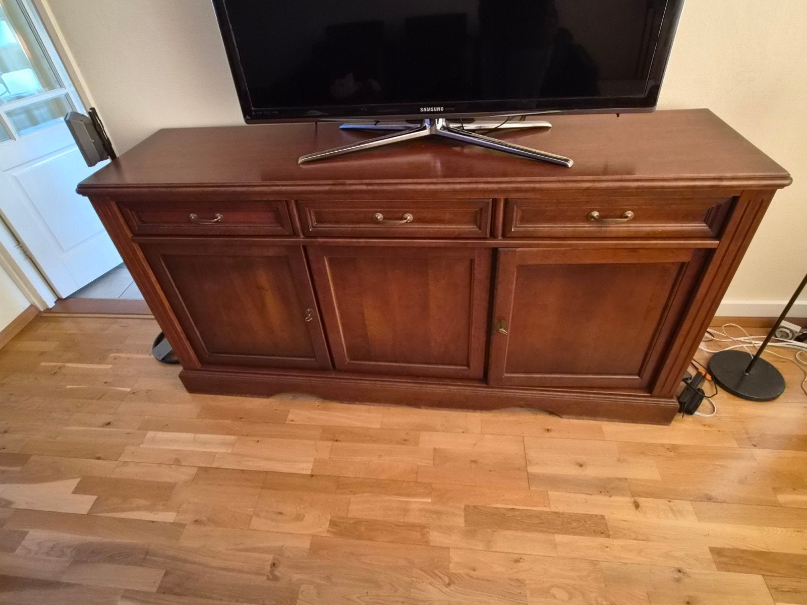 Klassiek dressoir met lades en deuren, Ophalen, Gebruikt, Met deur(en), Klassiek