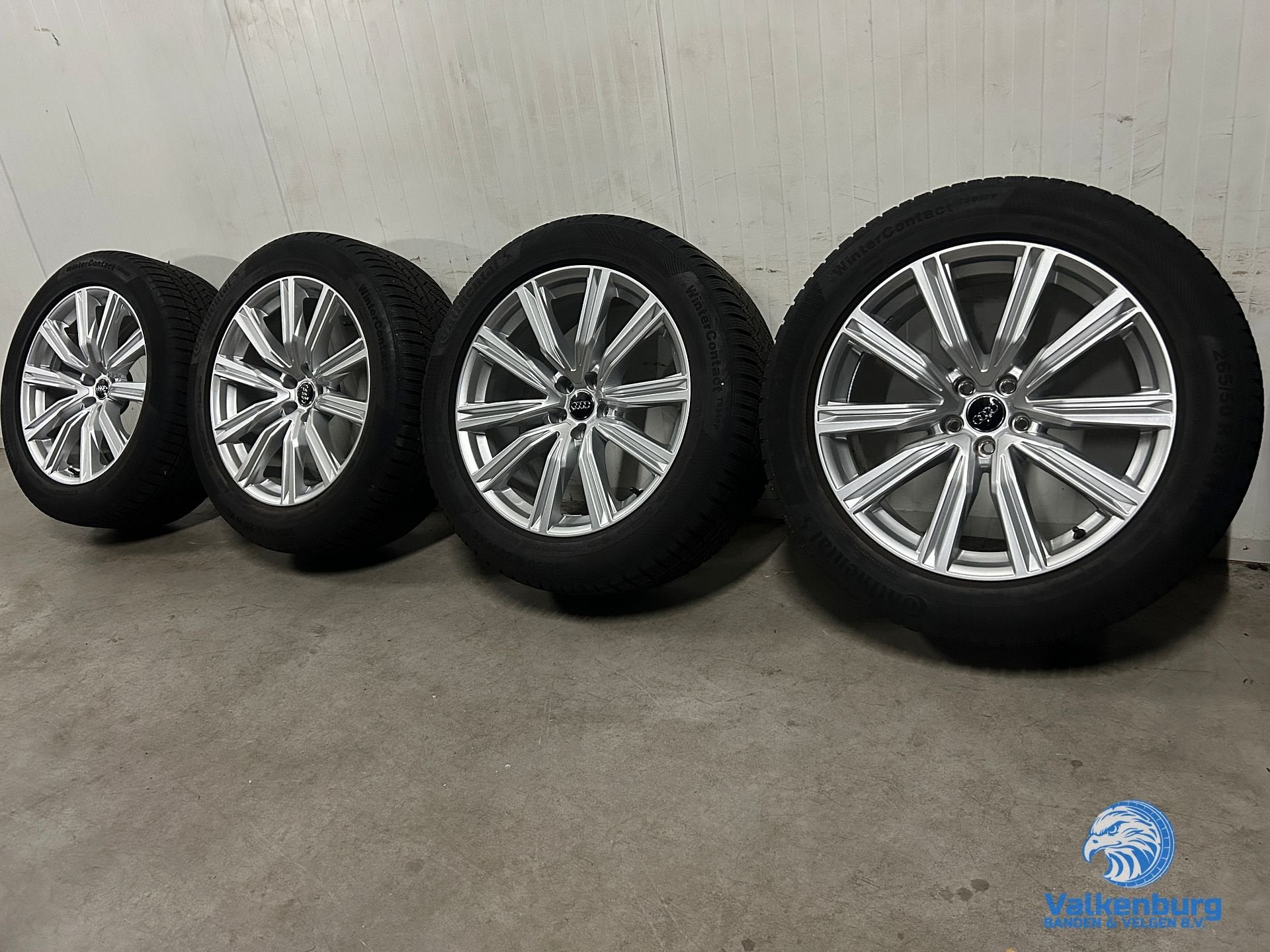 8mm! Originele Audi Q8 SQ8 4M8 S-Line 20 inch velgen 5x112 w, Gebruikt, -, 265 mm, -