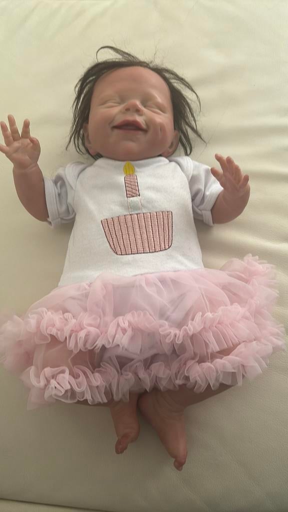 Reborn babypop – zachte body,, Ophalen, Zo goed als nieuw, Meisje