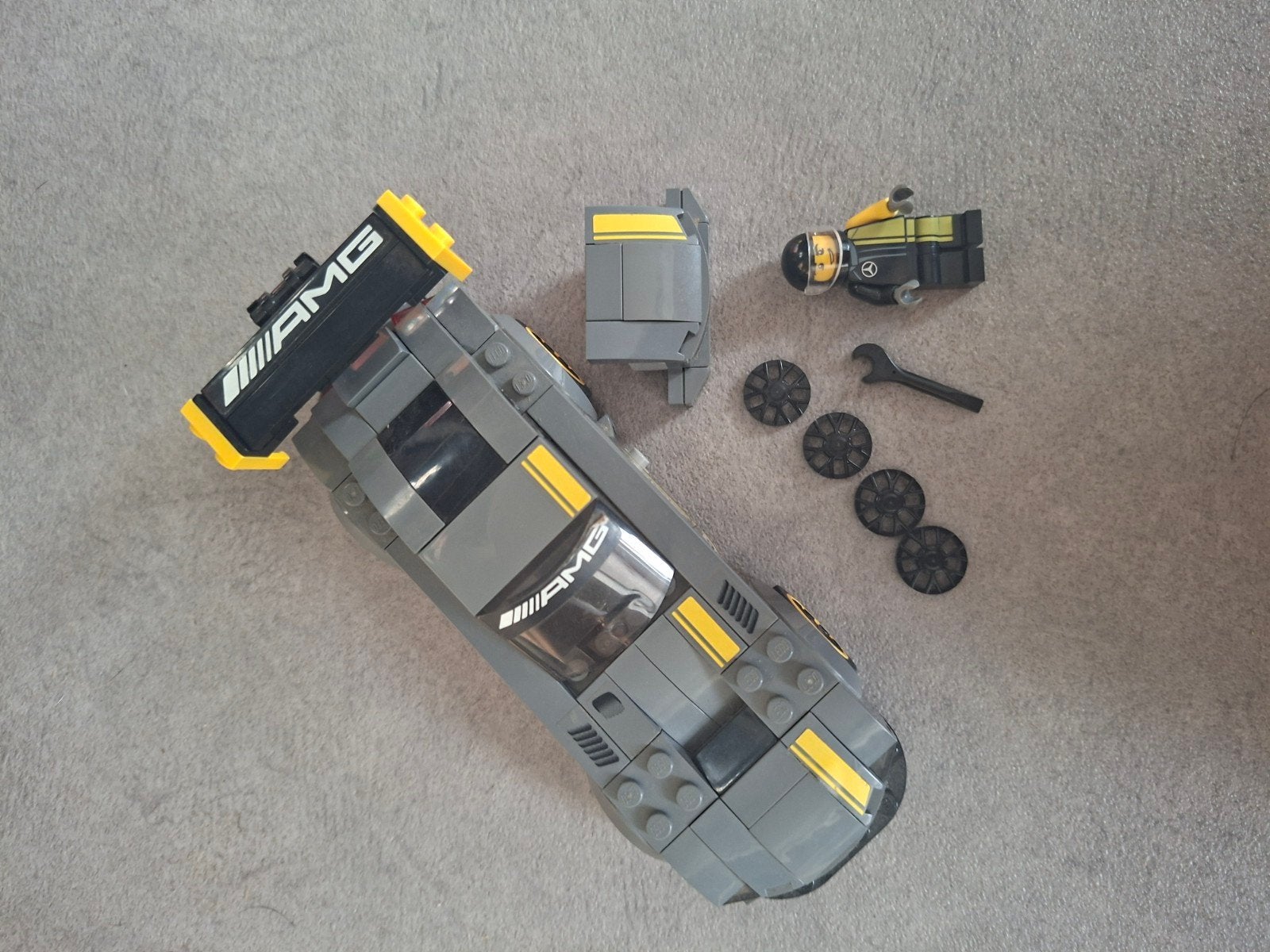 Lego Speed Champions Mercedes AMG GT3 75887, Kinderen en Baby's, Inclusief minifiguren, Gebruikt, Lego, Complete set