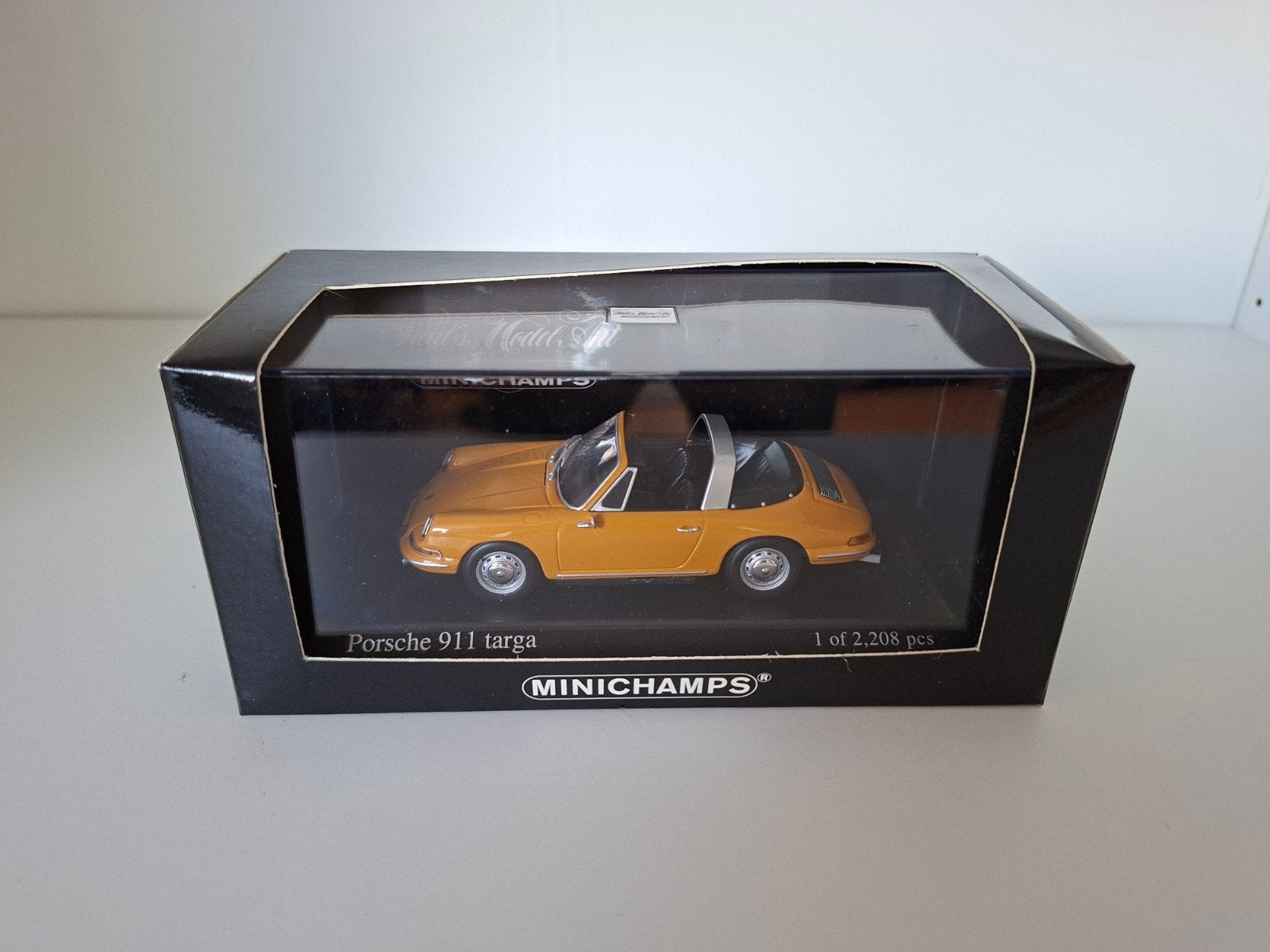 Porsche 911 targa minichamps, Ophalen of Verzenden, Zo goed als nieuw, Auto, MiniChamps
