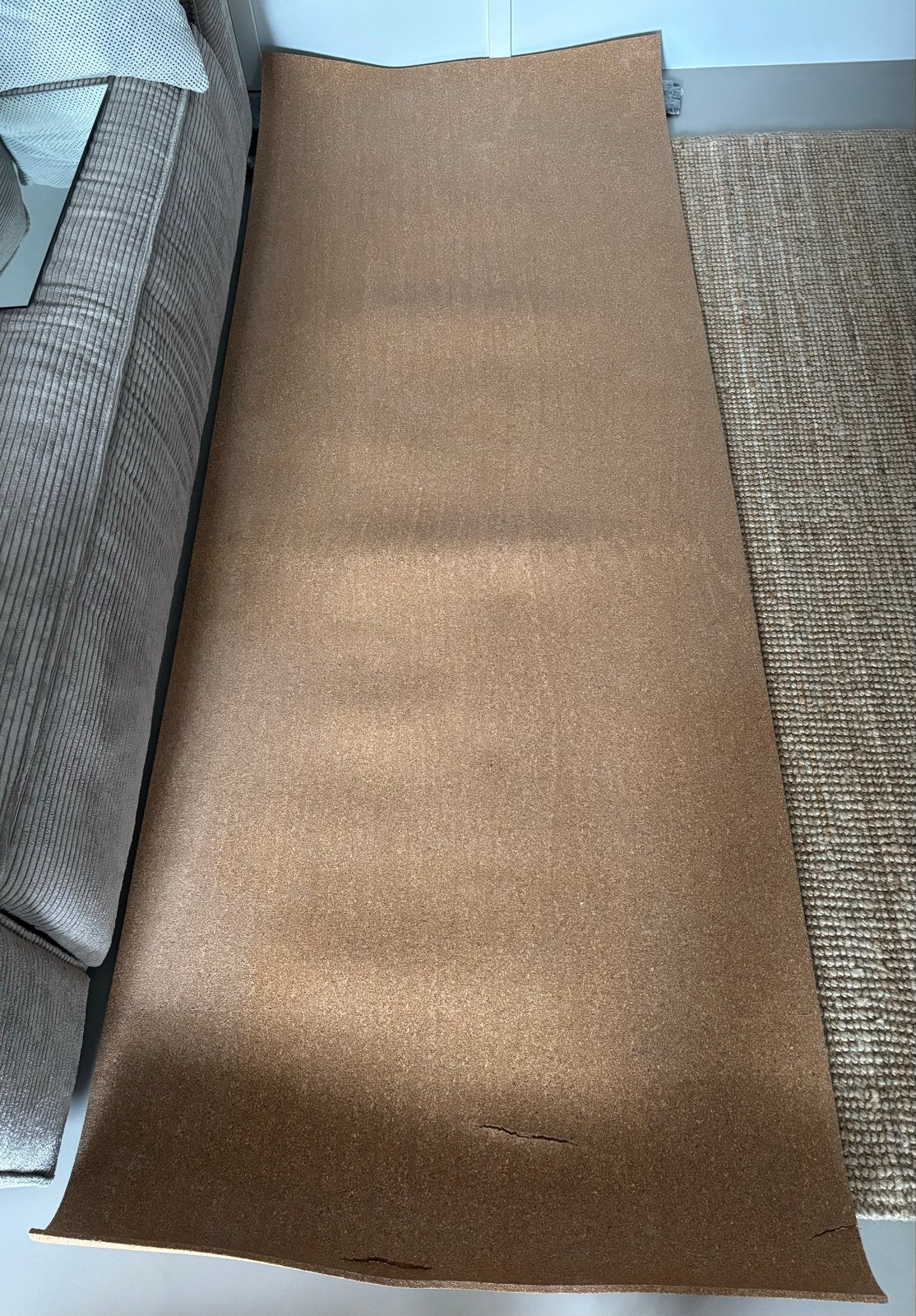Grote prikwand van kurk, 270 x 101 cm, ongebruikt, Ophalen of Verzenden, Zo goed als nieuw, Natuurlijk materiaal, Scandinavisch