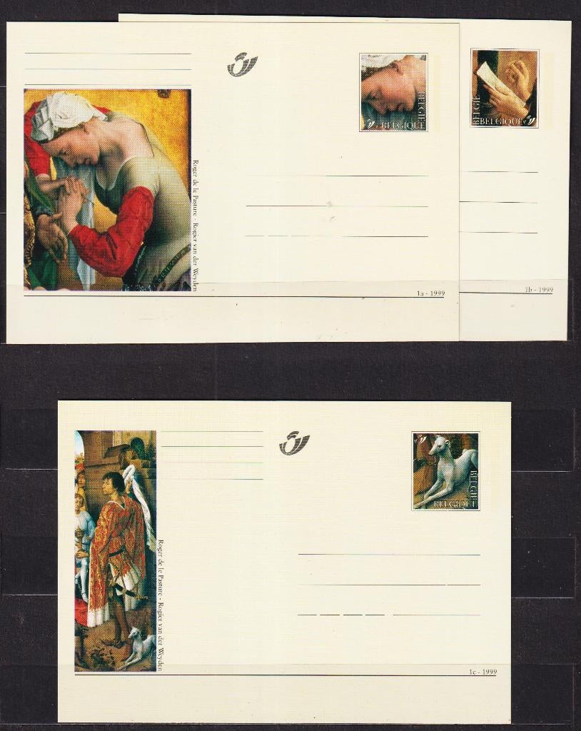 België 1999 Geïllustreerde briefkaarten BK68-BK78 **, Postzegels en Munten, Ophalen, Briefkaart