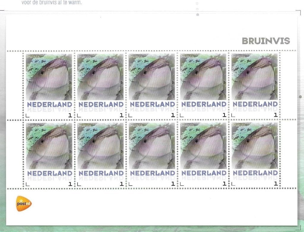 vel persoonlijke zegels. zoogdieren Bruinvis, postfris, Ophalen of Verzenden, Postfris