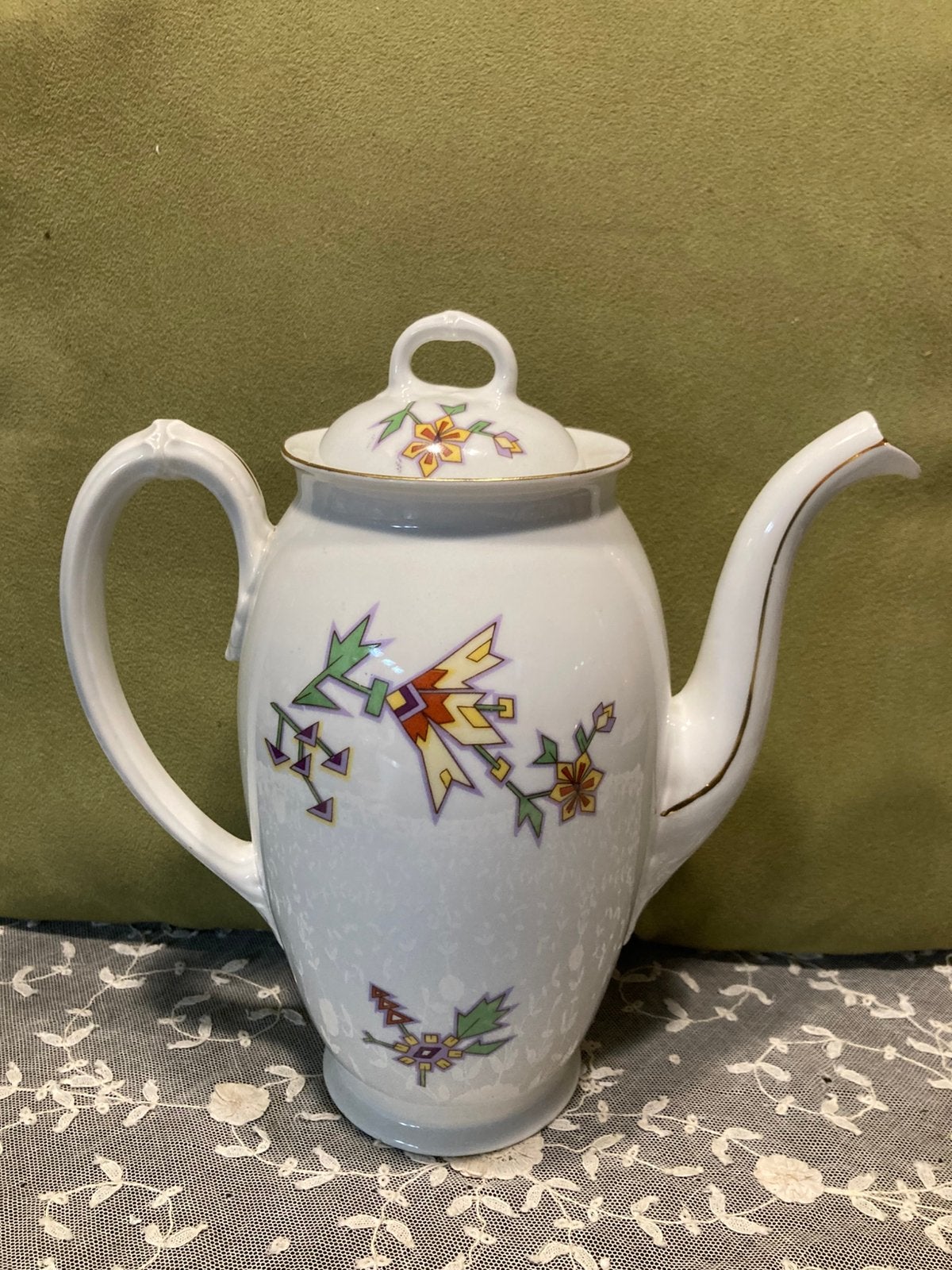 Vintage theepot, koffiepot, MZ Czechoslovakia (280425), Huis en Inrichting, Keuken | Servies, Ophalen of Verzenden, Overige stijlen