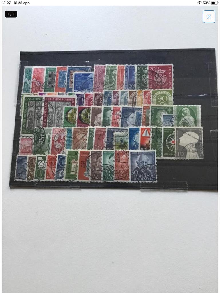 Bundel gestempelde postzegels van 1949 tot 1953 compleet, Ophalen of Verzenden, Overige landen, Gestempeld