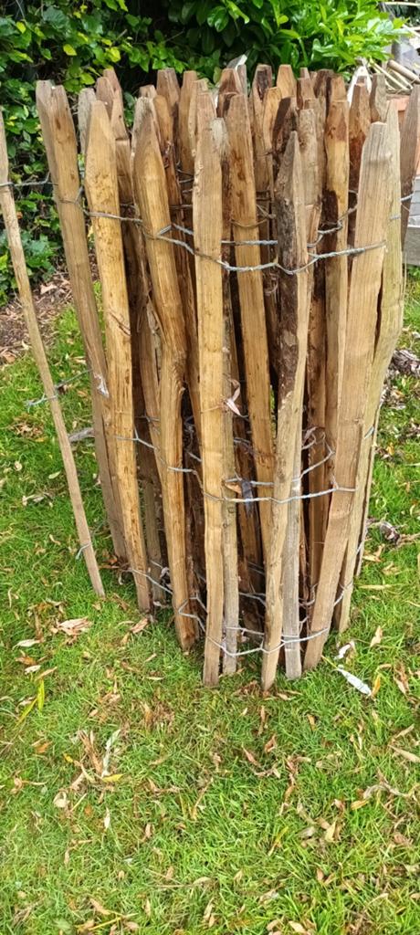 Schapenhekje 5 meter lang, 1 meter hoog., Tuin en Terras, Ophalen, Nieuw, Hout, Tuinhek