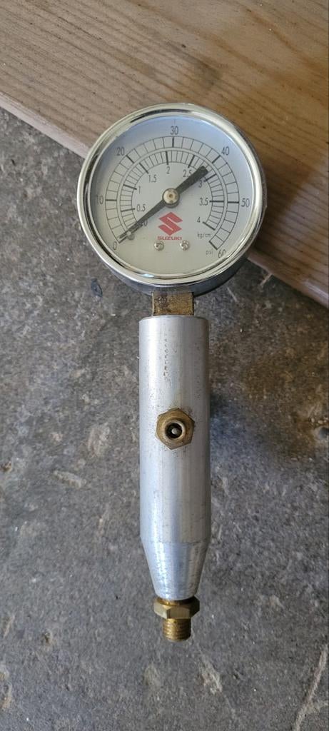 Suzuki Bandenspanningsmeter - Vintage en Functioneel, Ophalen of Verzenden, Gebruikt, Suzuki