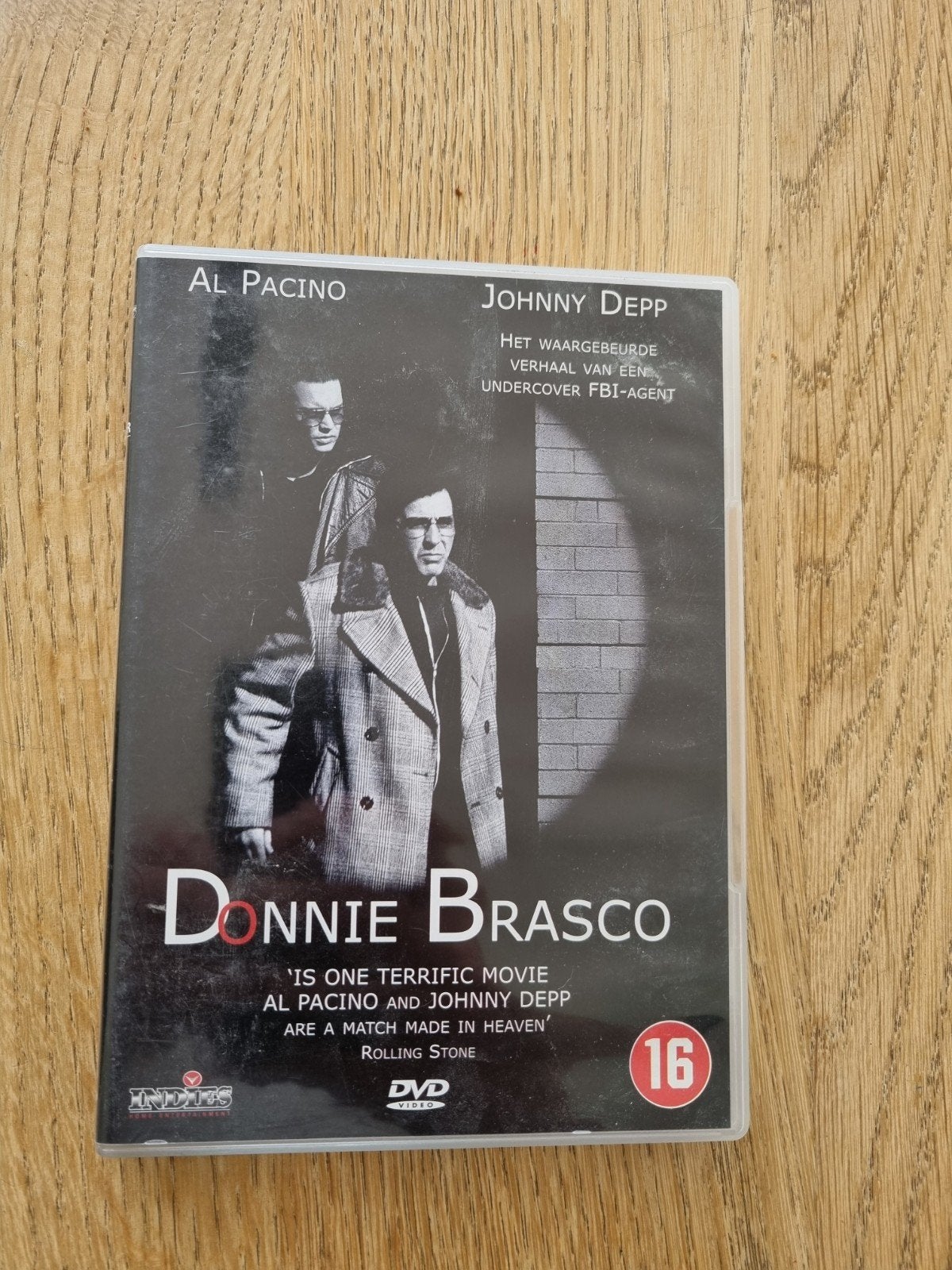 Donnie Brasco DVD - Misdaadthriller met Al Pacino, Vanaf 16 jaar, Ophalen of Verzenden, Gebruikt