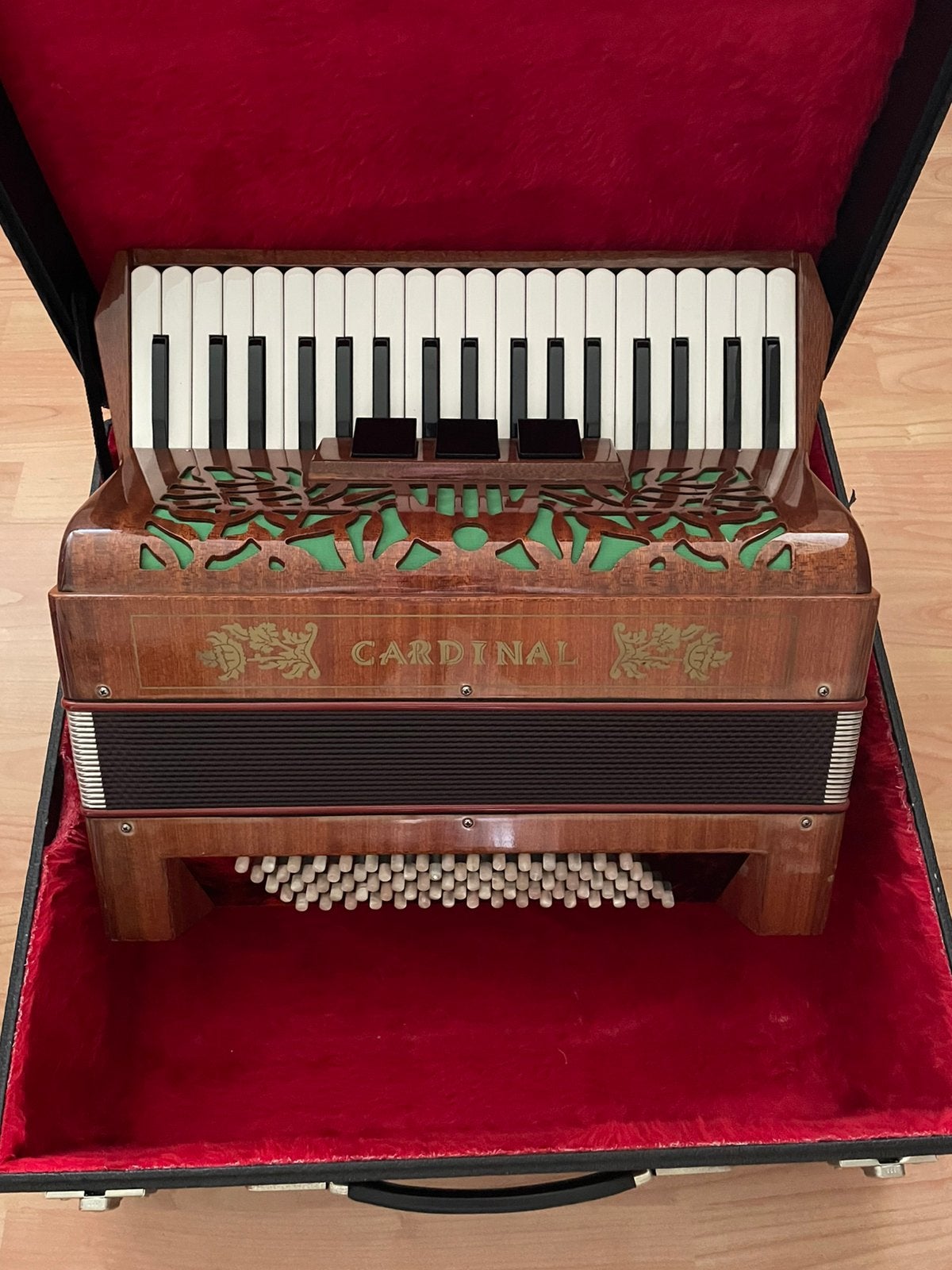 Cardinal piano accordeon, Ophalen, Zo goed als nieuw, 120-bas, Overige merken