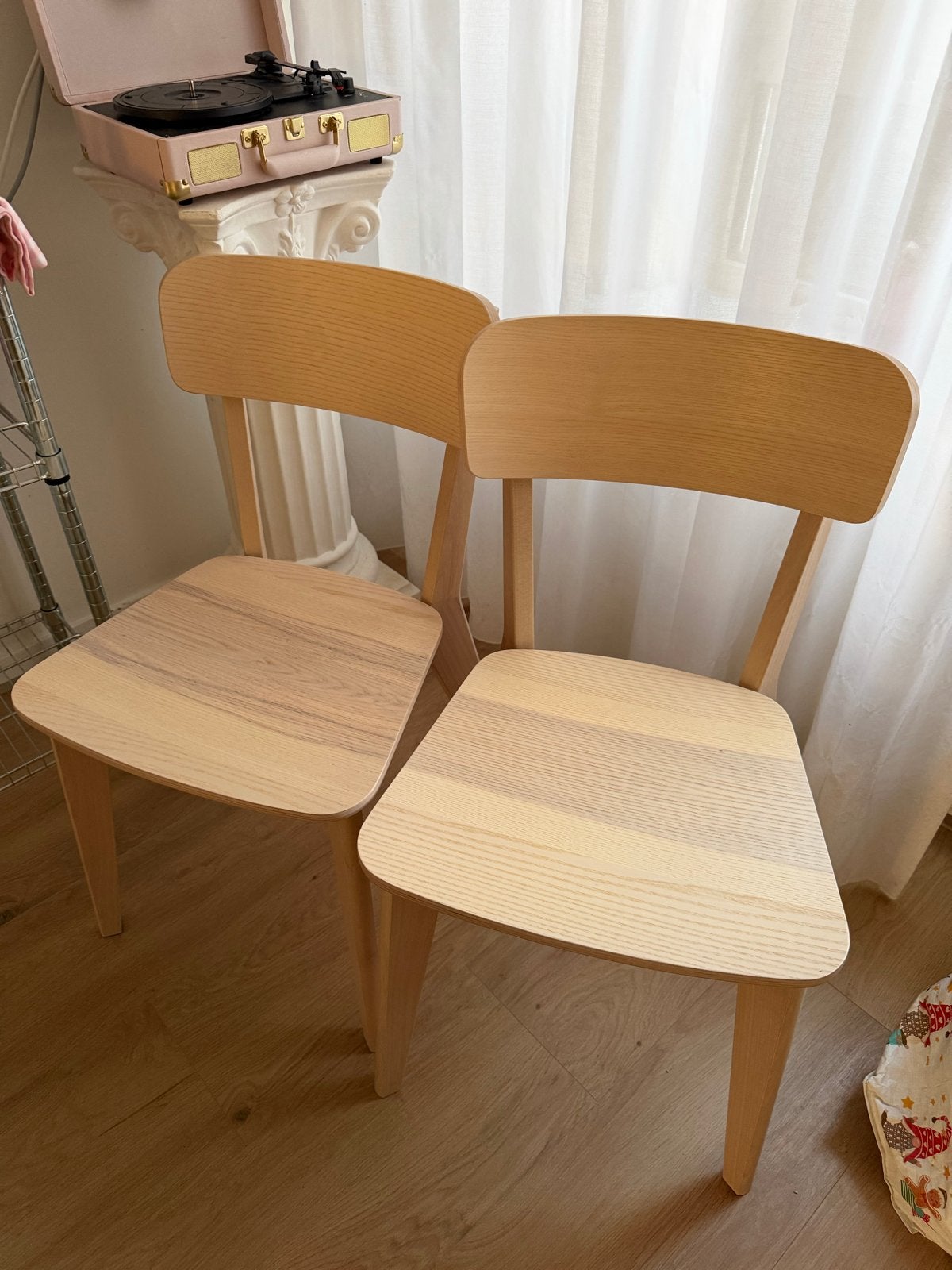 2x IKEA LISABO Stoelen Ash - Zo goed als nieuw, Ophalen, Twee, Overige kleuren, Zo goed als nieuw